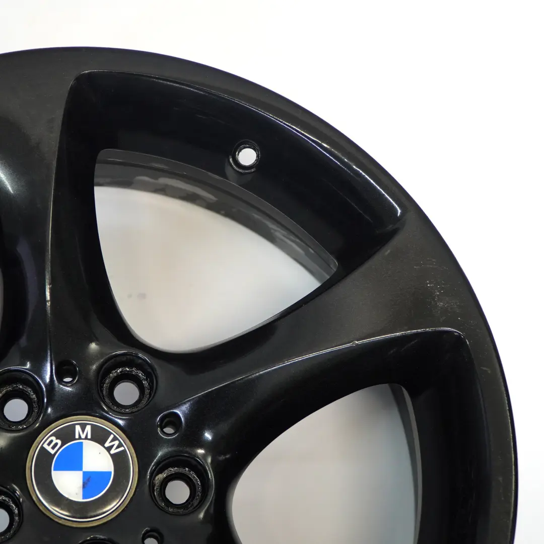BMW E90 E91 E92 E93 Cerchio in lega anteriore nero 19" 8J ET:37 Star Spoke 230 - SKU 6774724-6 - Numero di parte 6774724