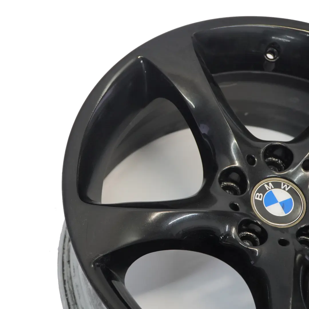 BMW E90 E91 E92 E93 Cerchio in lega anteriore nero 19" 8J ET:37 Star Spoke 230 - SKU 6774724-6 - Numero di parte 6774724