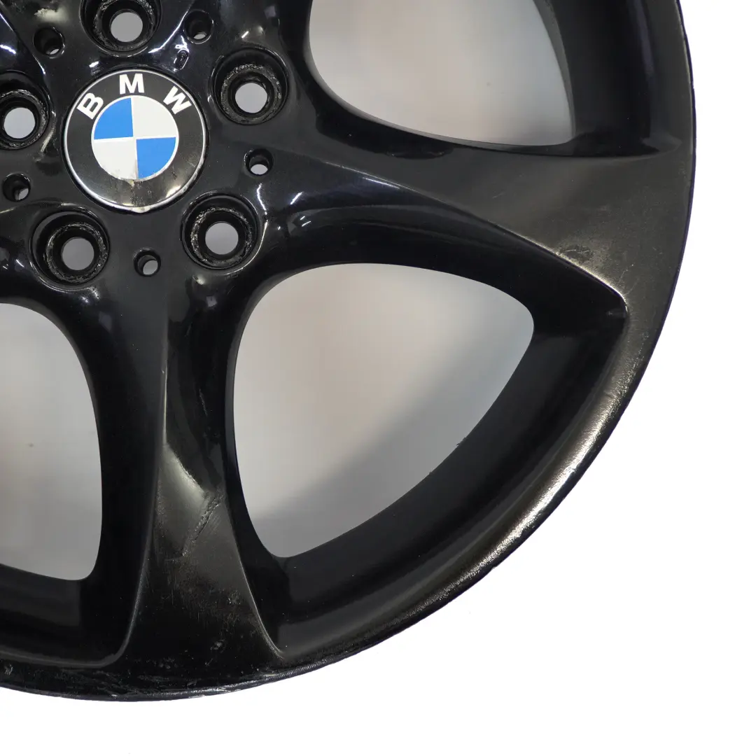 BMW E90 E91 E92 E93 Cerchio lega anteriore nero 19" 8J ET:37 Star Spoke 230 - SKU 6774724-7 - Numero di parte 6774724
