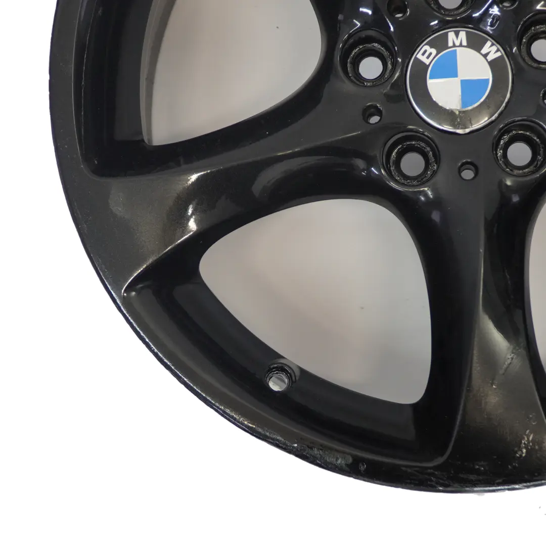 Front Black Wheel Alloy Rim 19" 8J ET:37 Star Spoke 230 to BMW E90 E91 E92 E93 with Part number 6774724 BMW E90 E91 E92 E93 Front Black Wheel Alloy Rim 19" 8J ET:37 Star Spoke 230 - SKU 6774724-7 - Part number 6774724