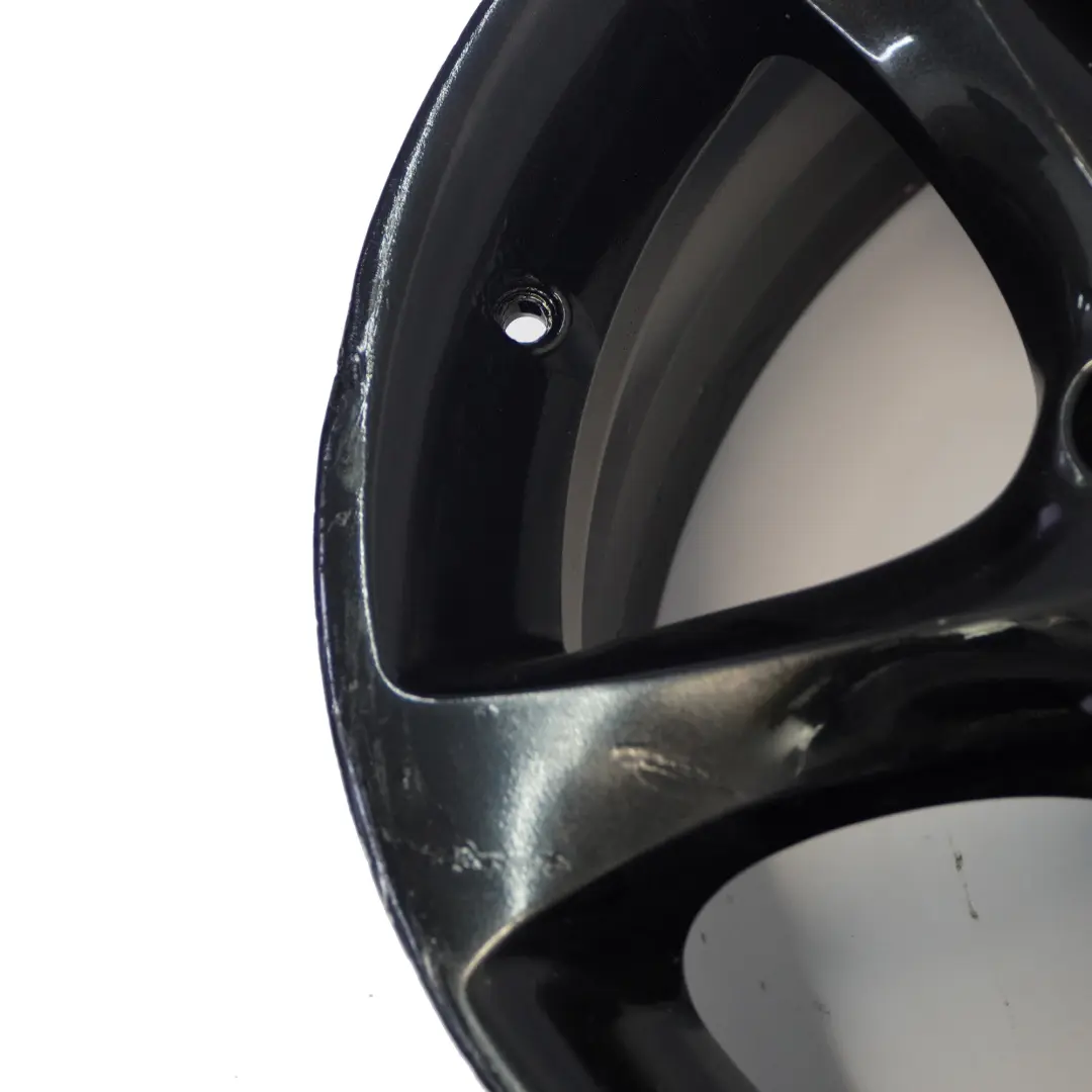BMW E90 E91 E92 E93 Cerchio lega anteriore nero 19" 8J ET:37 Star Spoke 230 - SKU 6774724-7 - Numero di parte 6774724