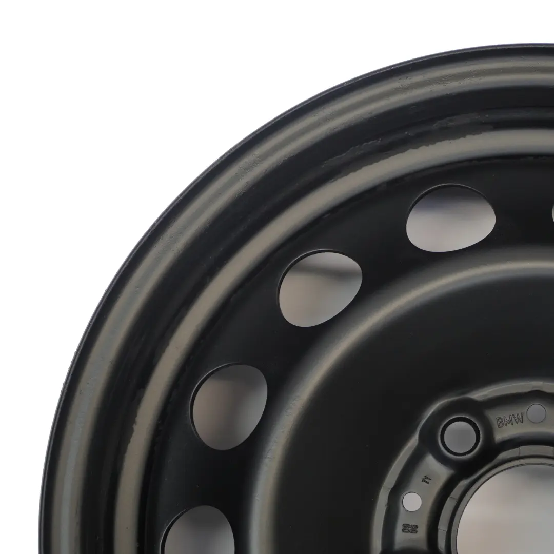 Cerchio in acciaio nero 16" 7J ET:34 per BMW Serie 3 E90 E91 E92 E93 con numero di parte 6775592 BMW Serie 3 E90 E91 E92 E93 Cerchio in acciaio nero 16" 7J ET:34 - SKU 6775592 - Numero di parte 6775592