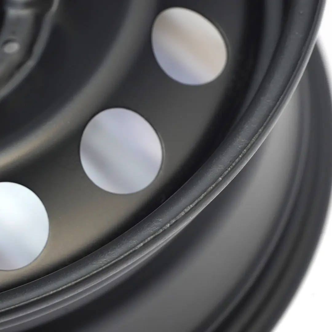 Stahl Felge Felgen Schwarz Stahlfelgenrad 16" 7J ET:34 für BMW E90 E91 E92 mit Teilenummer 6775592 BMW E90 E91 E92 Stahl Felge Felgen Schwarz Stahlfelgenrad 16" 7J ET:34 - SKU 6775592 - Teilenummer 6775592