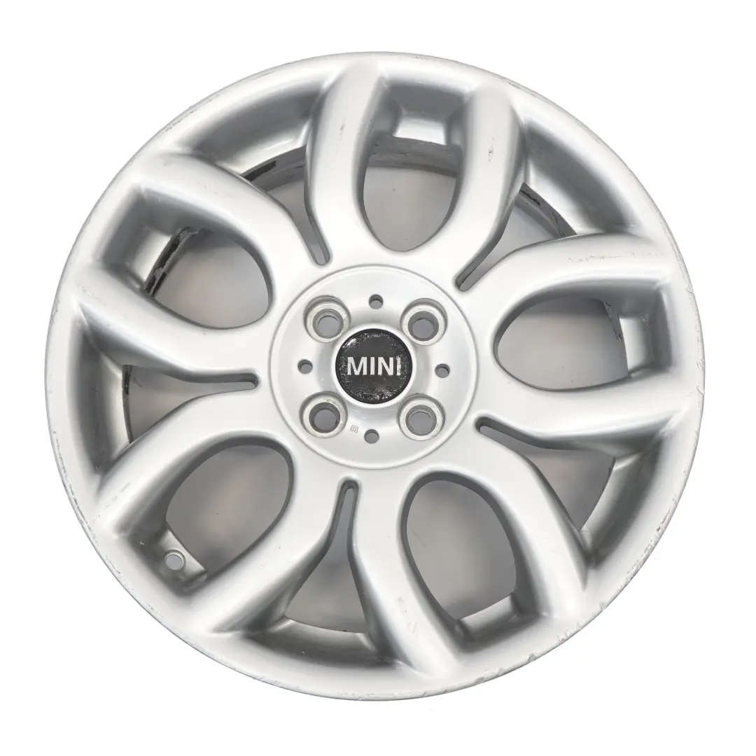 Mini Cooper One R50 R55 R56 R57 Silver Wheel Alloy Rim 17" 7J Flame Spoke 97 - SKU 6775685-7 - Part number 6775685