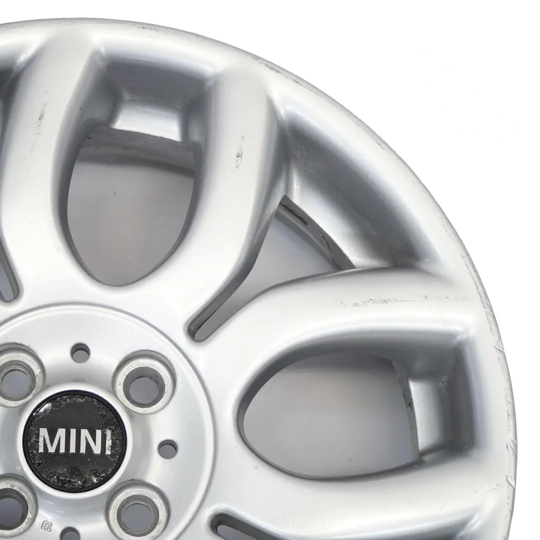 Mini Cooper One R50 R55 R56 R57 Silver Wheel Alloy Rim 17" 7J Flame Spoke 97 - SKU 6775685-7 - Part number 6775685