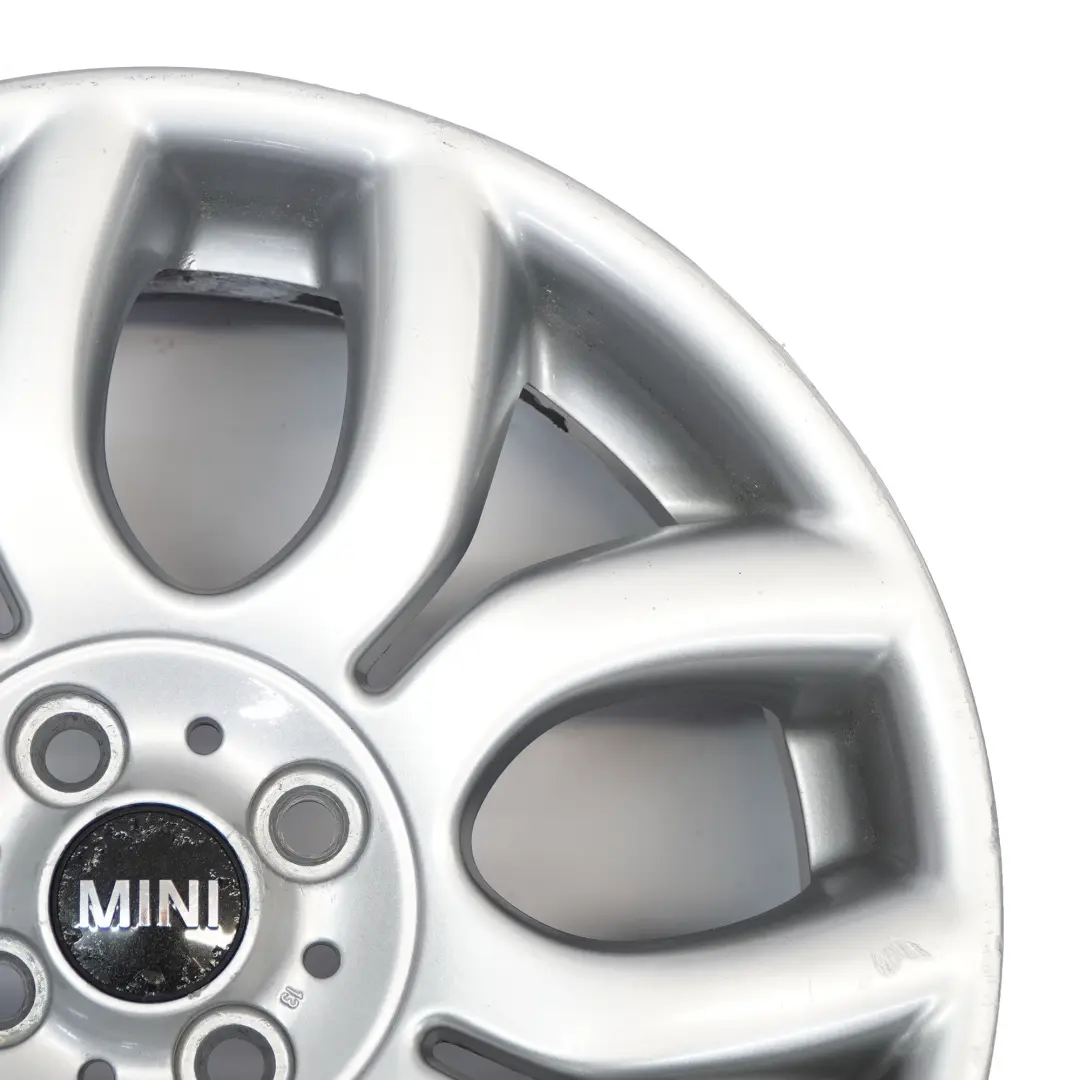 Mini Cooper One R50 R55 R56 R57 Silver Wheel Alloy Rim 17" 7J Flame Spoke 97 - SKU 6775685-8 - Part number 6775685