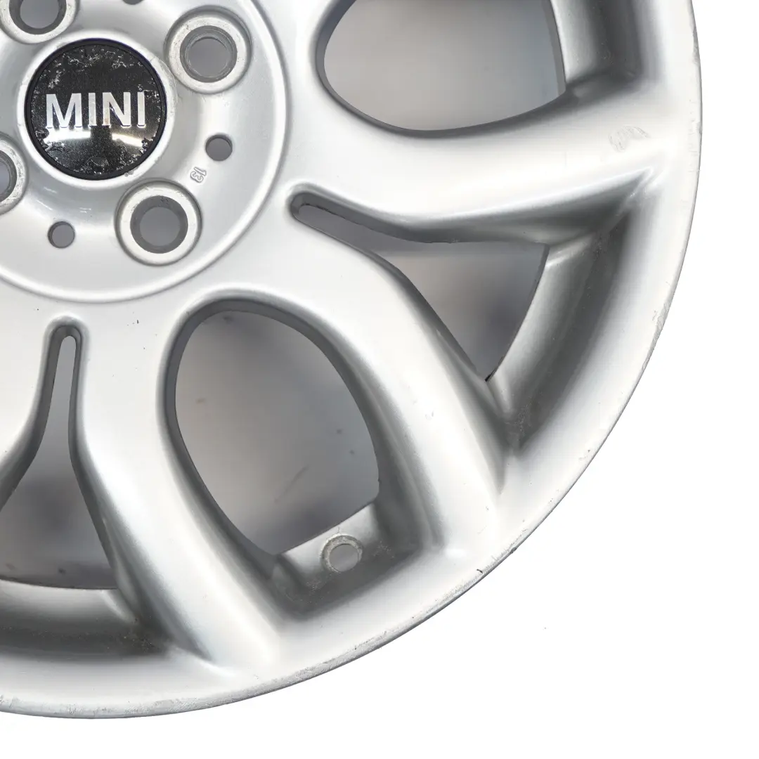 Mini Cooper One R50 R55 R56 R57 Silver Wheel Alloy Rim 17" 7J Flame Spoke 97 - SKU 6775685-8 - Part number 6775685