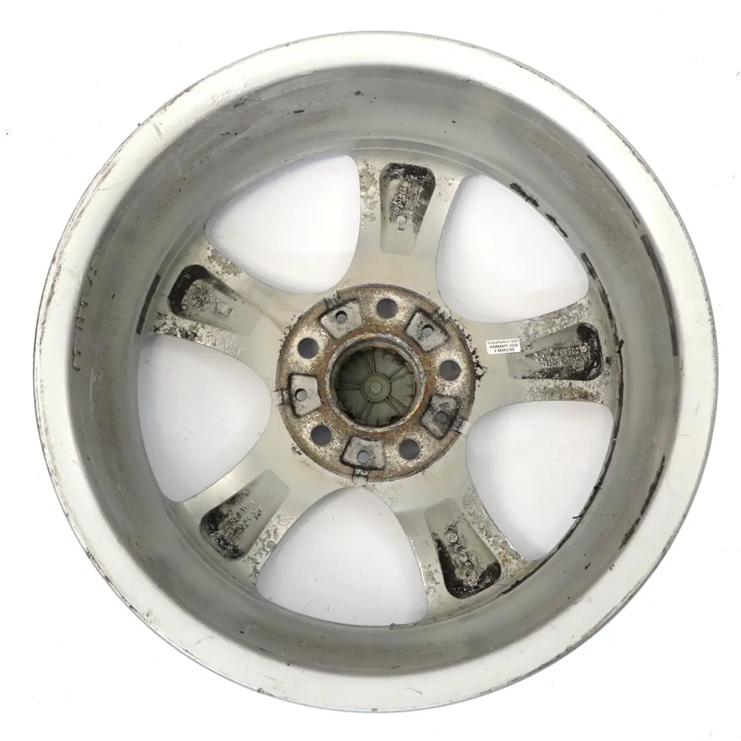 BMW E81 E82 E87 E88 Silver Wheel Alloy Rim 17" 7J Start Spoke 256 ET:47 - SKU 6778219-13 - Part number 6778219