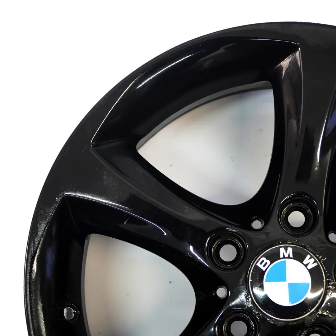 BMW E81 E87 Schwarz Alu Felge Alufelge Sternspeiche 256 ET:47 7J - SKU 6778219-6 - Teilenummer 6778219