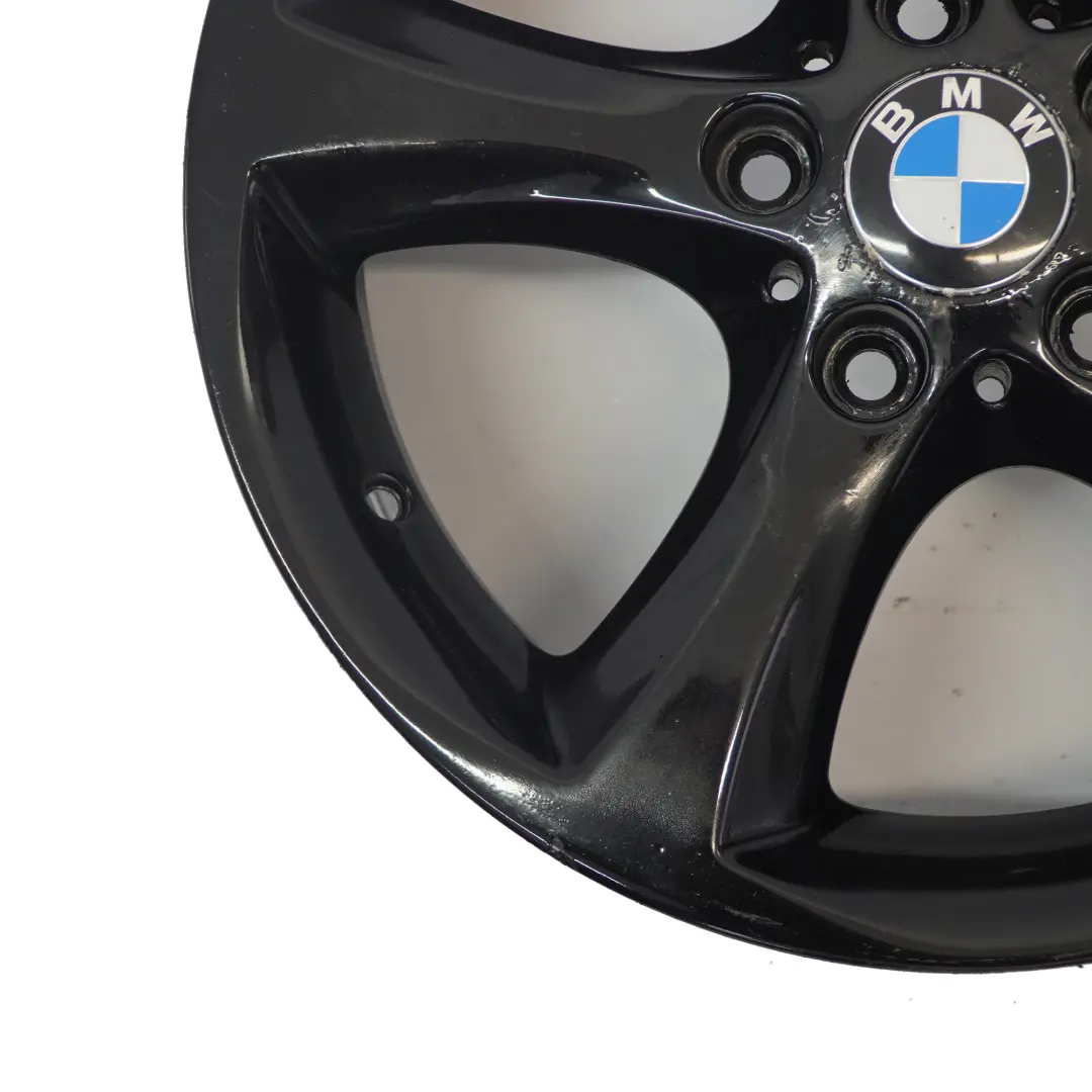 BMW E81 E82 E87 E88 Black Wheel Alloy Rim 17" Start Spoke 256 7J ET:47 - SKU 6778219-8 - Part number 6778219