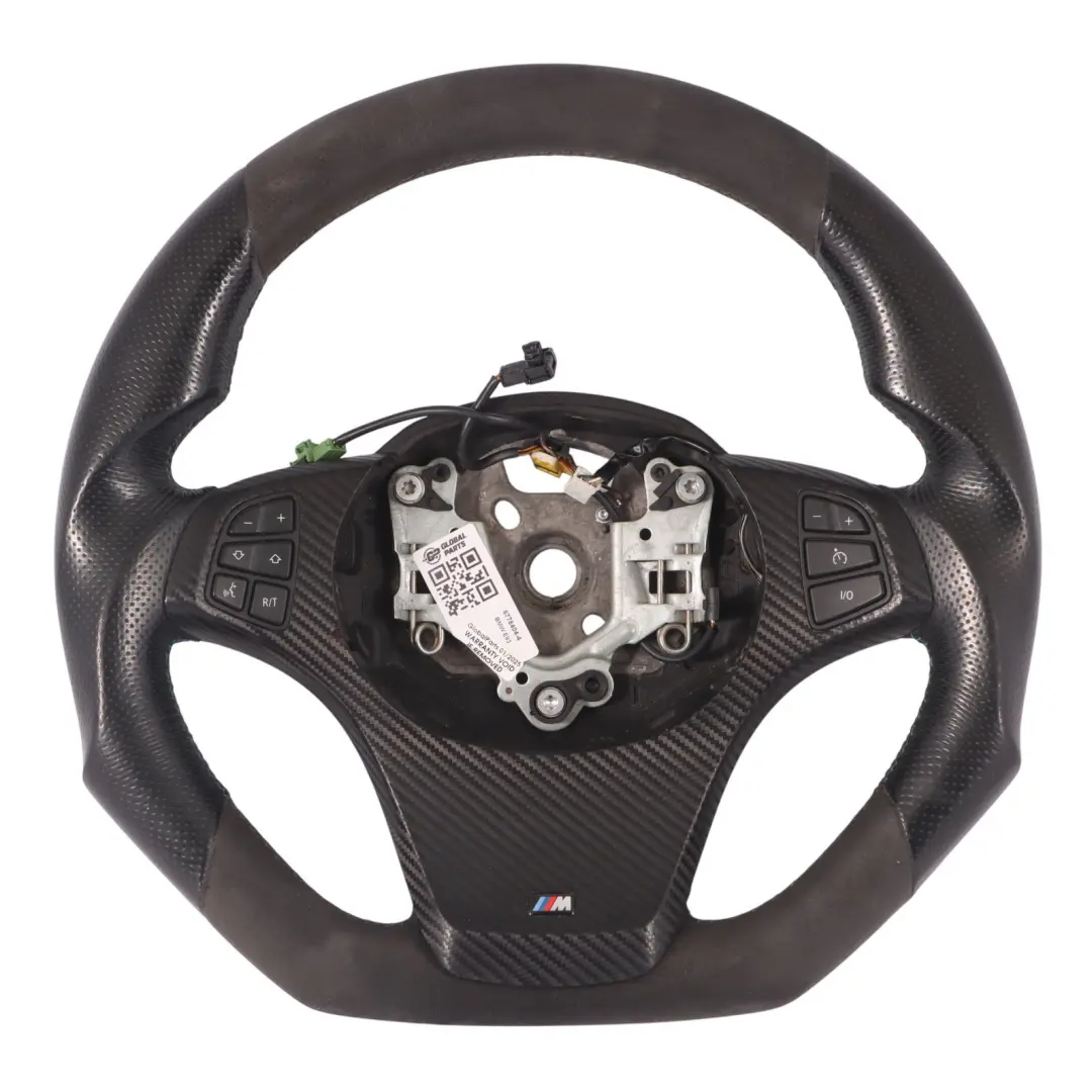 BMW X3 E83 X5 E53 Volante Sportivo in Pelle Nera Alcantara M-tricolore - SKU 6778404-4 - Numero di parte 6778404