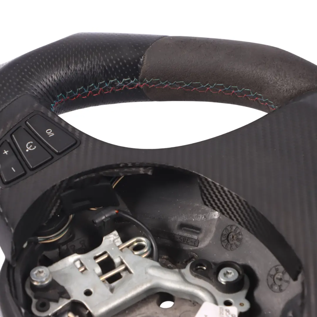 Schwarzes Leder Alcantara Sport Lenkrad M-tricolour für BMW X3 E83 X5 E53 mit Teilenummer 6778404 BMW X3 E83 X5 E53 Schwarzes Leder Alcantara Sport Lenkrad M-tricolour - SKU 6778404-4 - Teilenummer 6778404