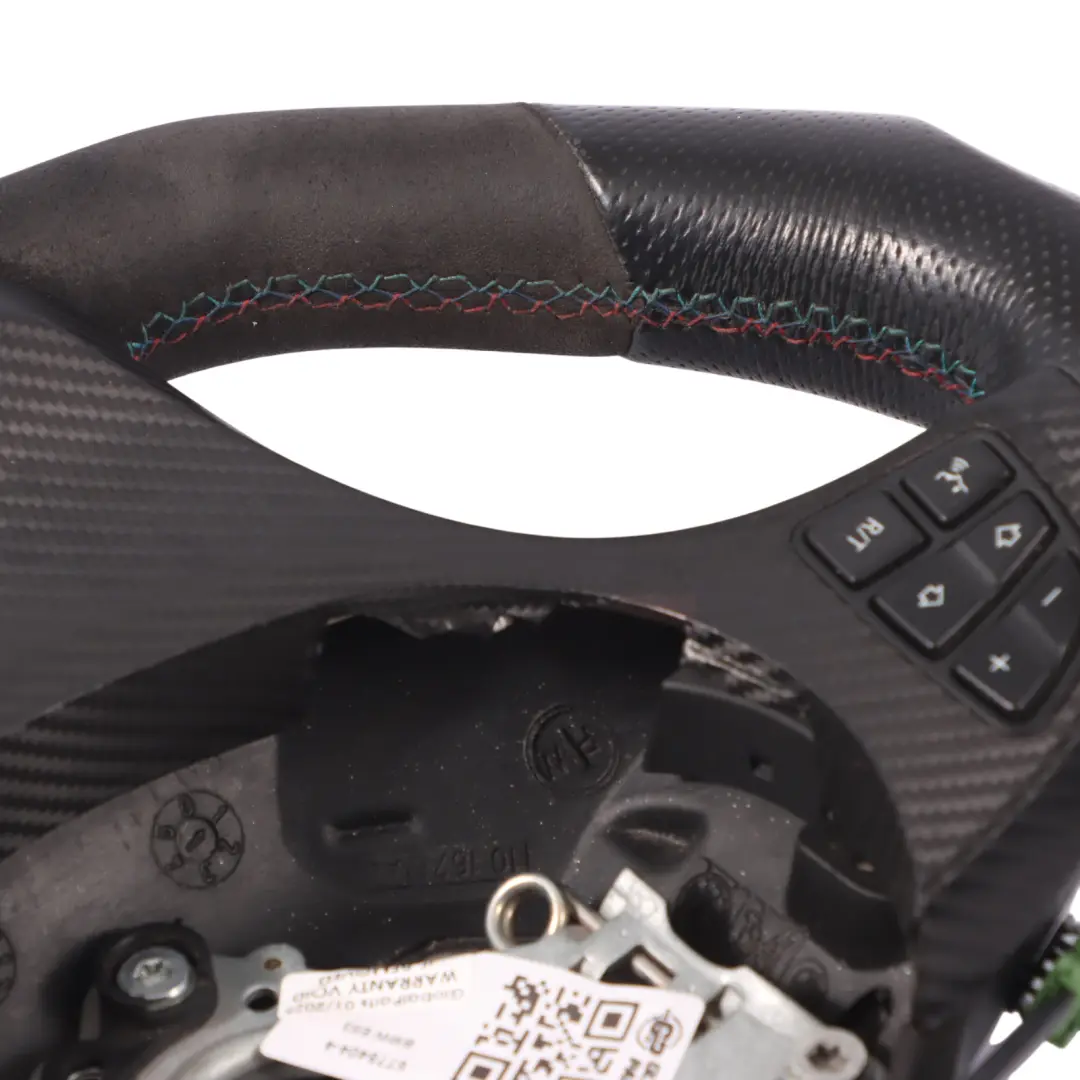 Deportivo de Cuero Negro Alcantara M-tricolorado para BMW X3 E83 X5 E53 Volante con número de pieza 6778404 BMW X3 E83 X5 E53 Volante Deportivo de Cuero Negro Alcantara M-tricolorado - SKU 6778404-4 - Número de pieza 6778404