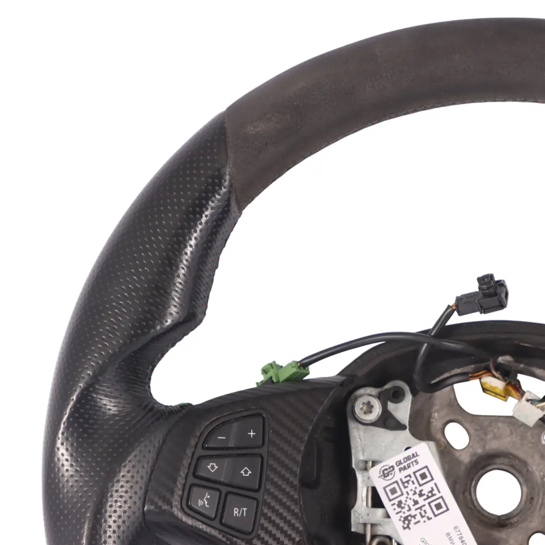 BMW X3 E83 X5 E53 Black Leather Alcantara Sport Steering Wheel M-tricoloured - SKU 6778404-4 - Part number 6778404