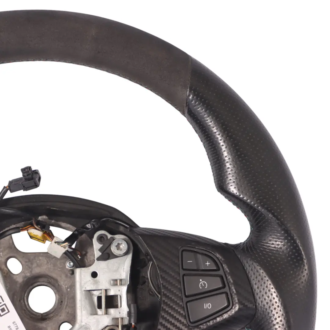 BMW X3 E83 X5 E53 Volante Sportivo in Pelle Nera Alcantara M-tricolore - SKU 6778404-4 - Numero di parte 6778404