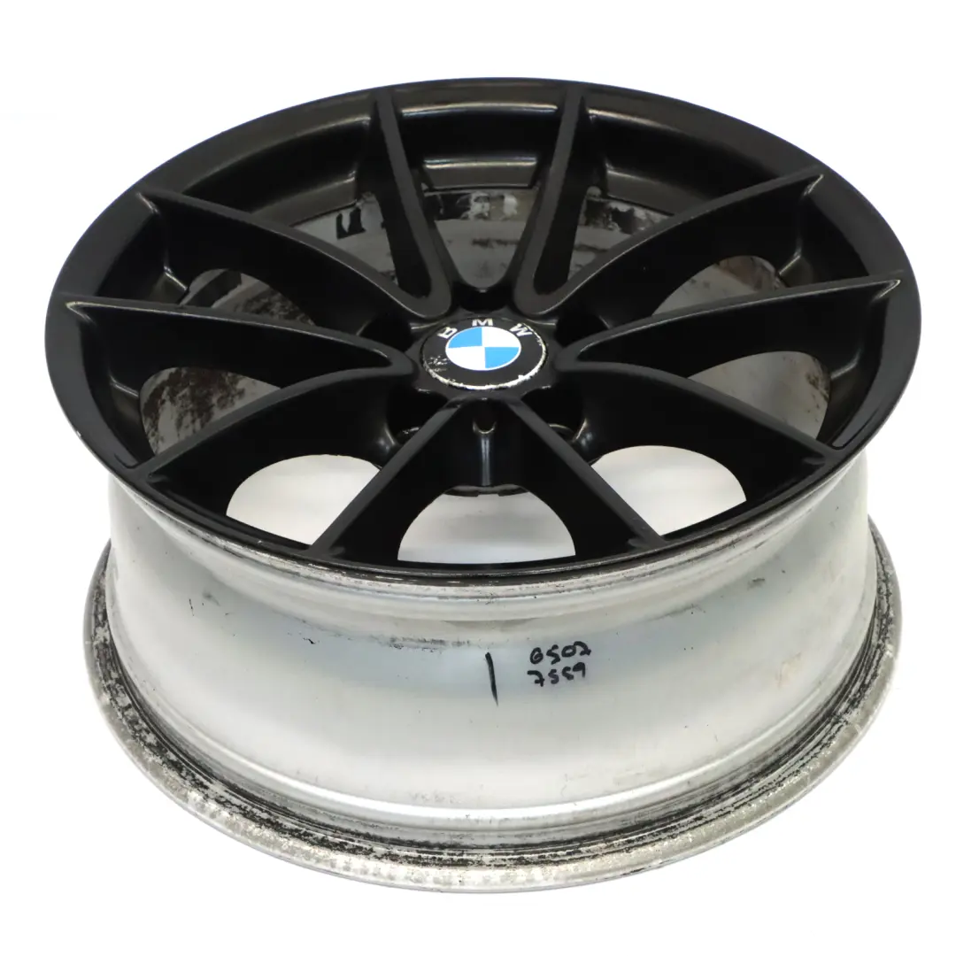  Cerchio ruota BMW X3 F25 X4 F26 nera opaca 17" V Spoke 304 7,5J ET:32 - SKU 6787575-5 - Numero di parte 6787575