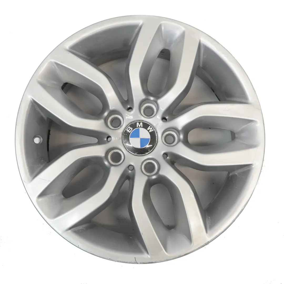 Silber Alu Felge Alufelge 17" Y-Speiche 305 7,5J ET:33 für BMW X3 F25 X4 F26 mit Teilenummer 6787576 BMW X3 F25 X4 F26 Silber Alu Felge Alufelge 17" Y-Speiche 305 7,5J ET:33 - SKU 6787576-1 - Teilenummer 6787576