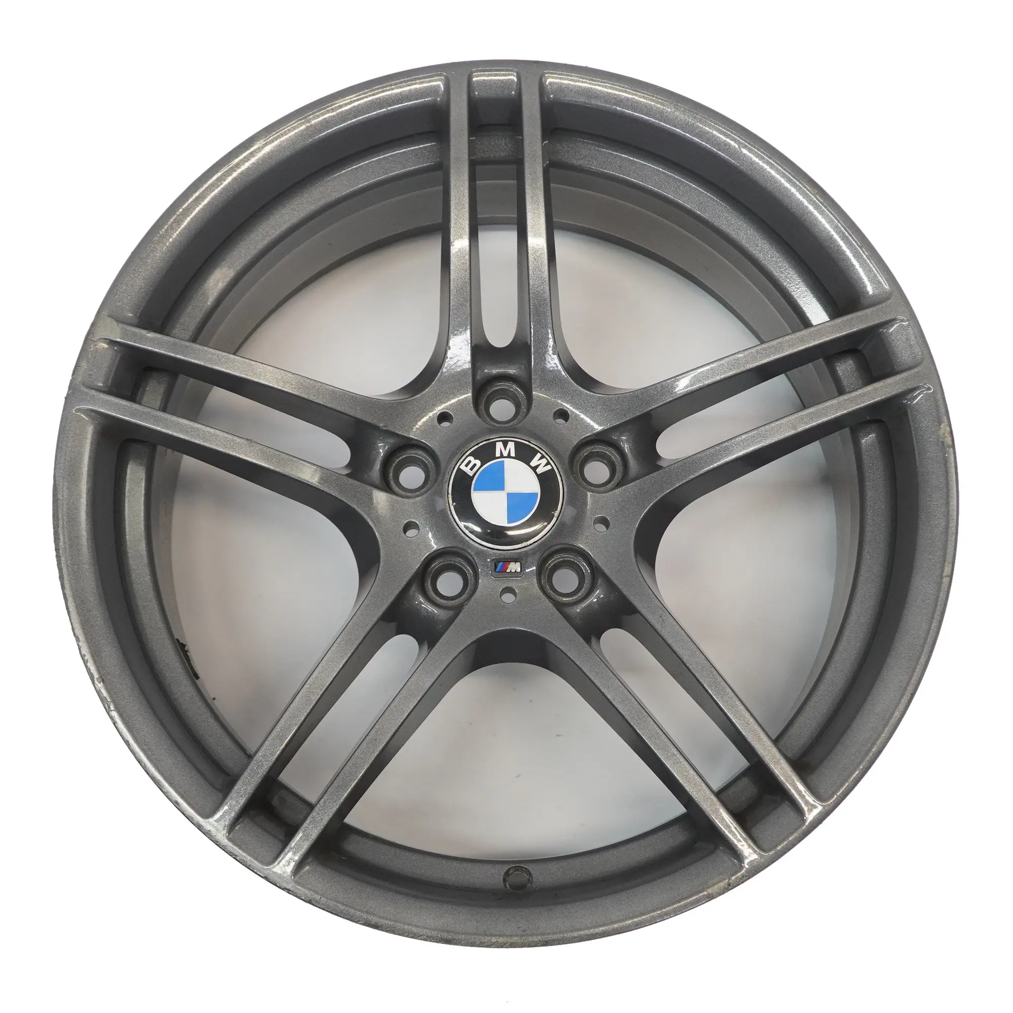 BMW E90 E92 Grigio Cerchio Anteriore Lega 19" M Doppie 313 8J ET:37 6787647