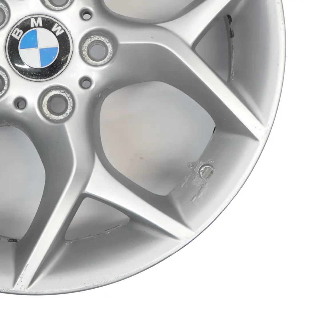 Alloy Rim 18" Y spoke 322 ET:30 8J to BMW X1 E84 Silver Wheel with Part number 6789145 BMW X1 E84 Silver Wheel Alloy Rim 18" Y spoke 322 ET:30 8J - SKU 6789145-4 - Part number 6789145