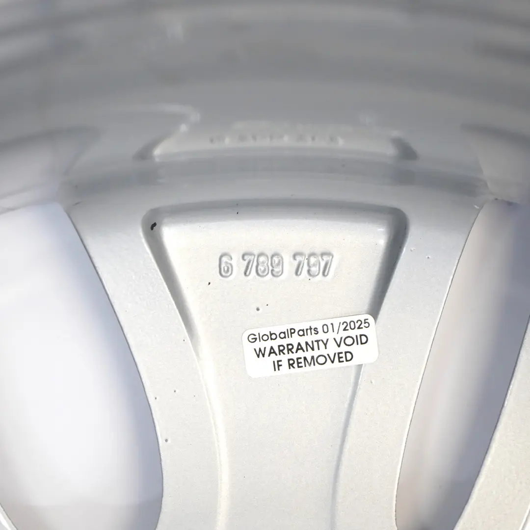 Alloy Rim 17" Mini R55 R56 R57 Silver Shield 7J ET:48 to Silver Wheel with Part number 6789797 Silver Wheel Alloy Rim 17" Mini R55 R56 R57 Silver Shield 7J ET:48 - SKU 6789797-2 - Part number 6789797