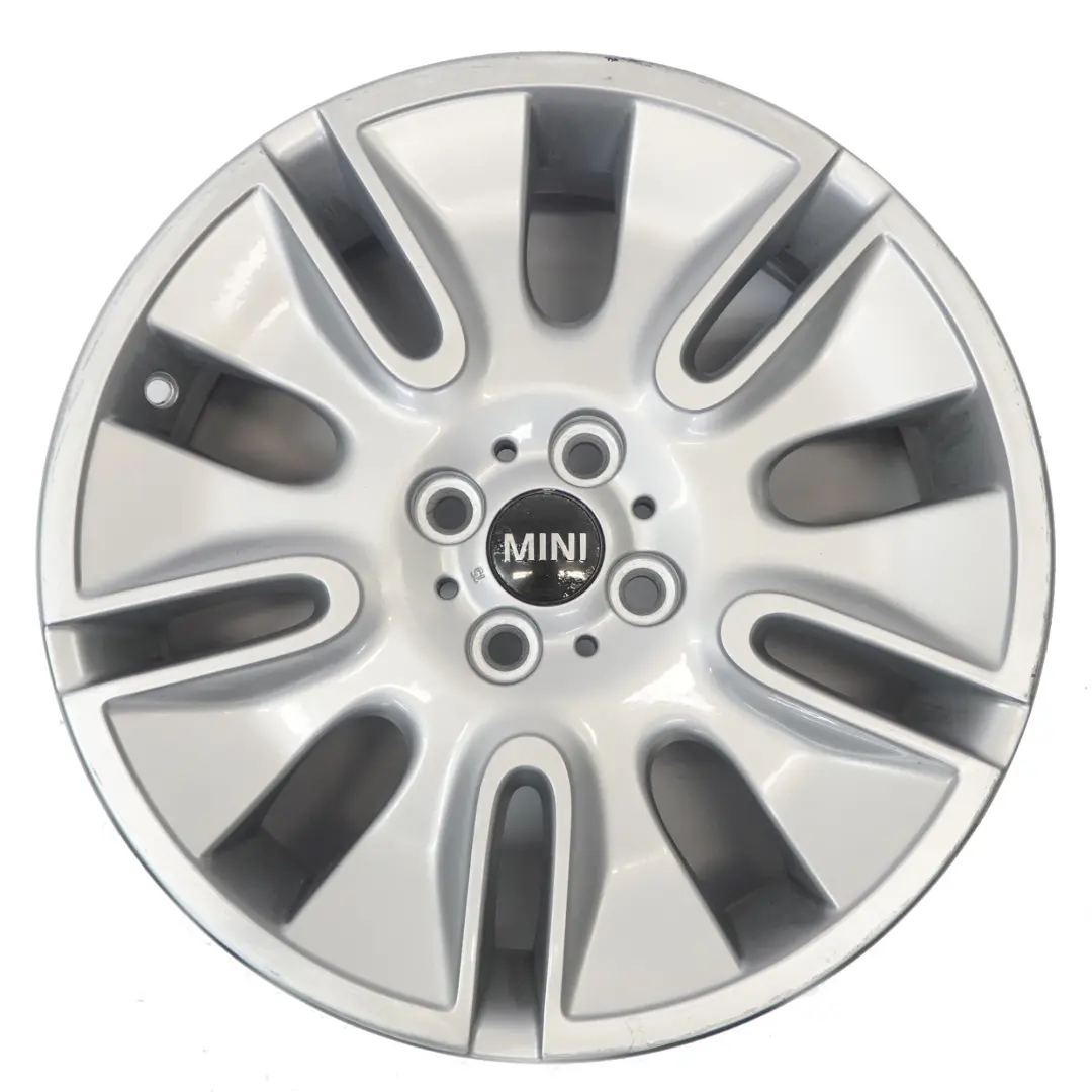 Alloy Rim 17" Mini R55 R56 R57 Silver Shield 7J ET:48 to Silver Wheel with Part number 6789797 Silver Wheel Alloy Rim 17" Mini R55 R56 R57 Silver Shield 7J ET:48 - SKU 6789797-3 - Part number 6789797