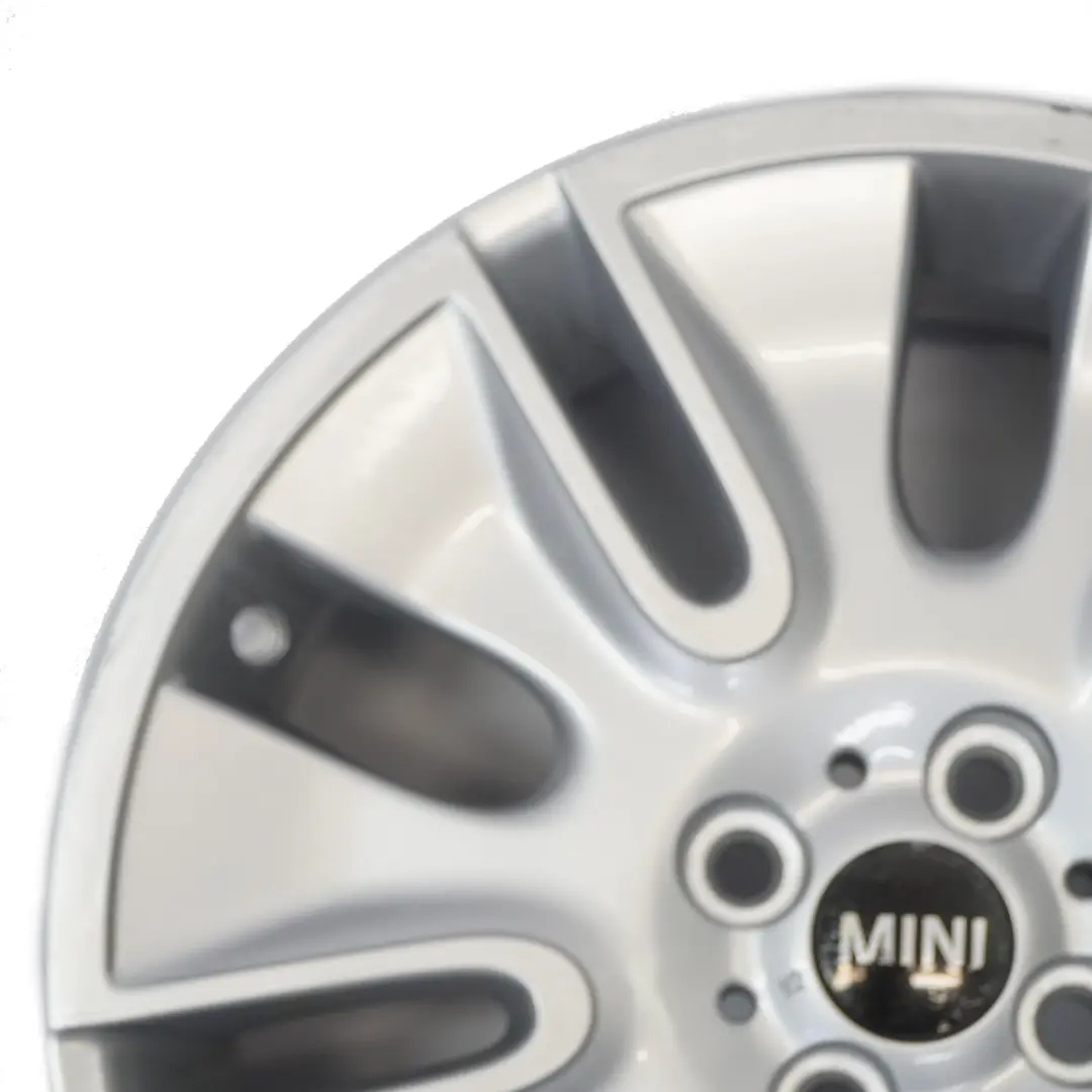 Alloy Rim 17" Mini R55 R56 R57 Silver Shield 7J ET:48 to Silver Wheel with Part number 6789797 Silver Wheel Alloy Rim 17" Mini R55 R56 R57 Silver Shield 7J ET:48 - SKU 6789797-3 - Part number 6789797