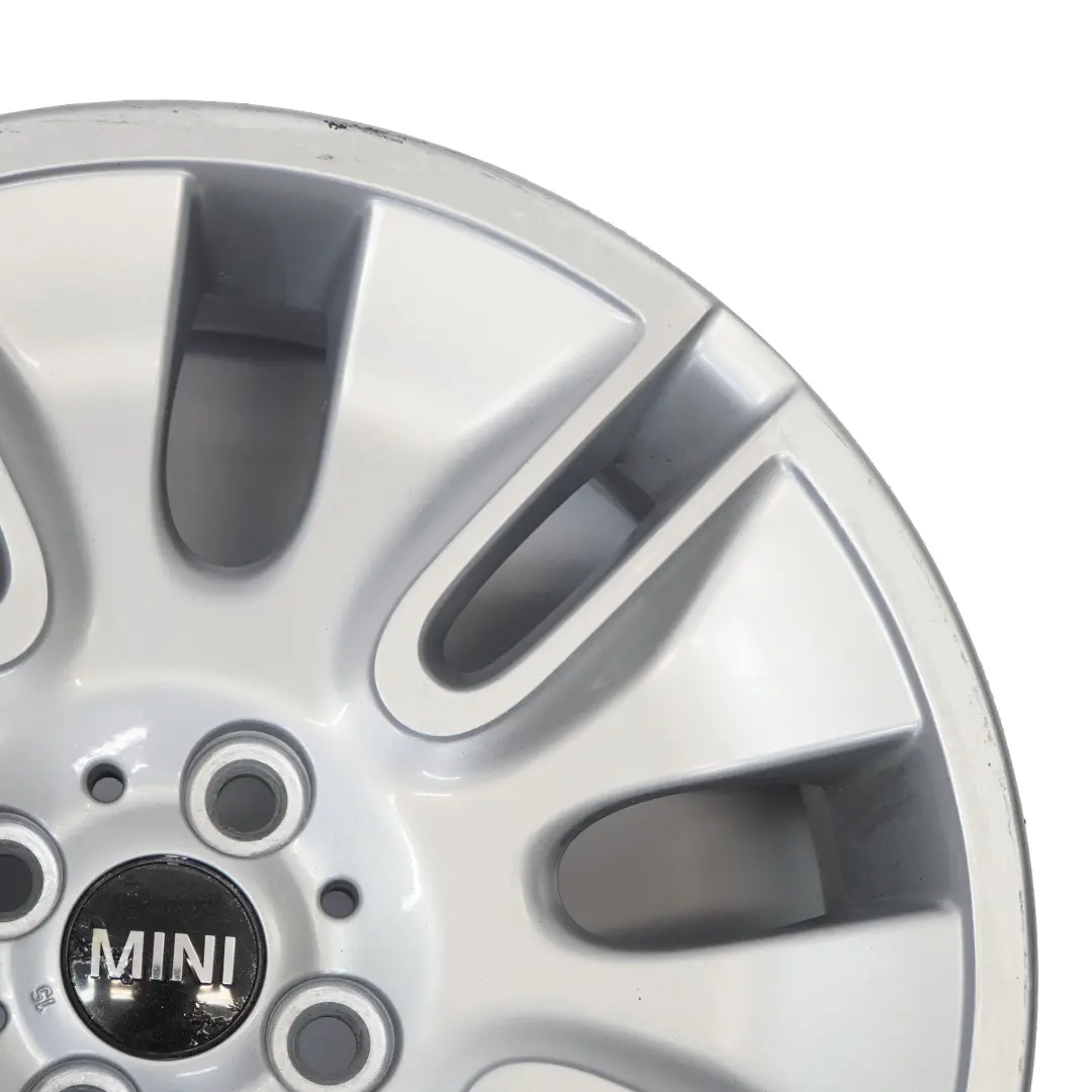 Alloy Rim 17" Mini R55 R56 R57 Silver Shield 7J ET:48 to Silver Wheel with Part number 6789797 Silver Wheel Alloy Rim 17" Mini R55 R56 R57 Silver Shield 7J ET:48 - SKU 6789797-3 - Part number 6789797