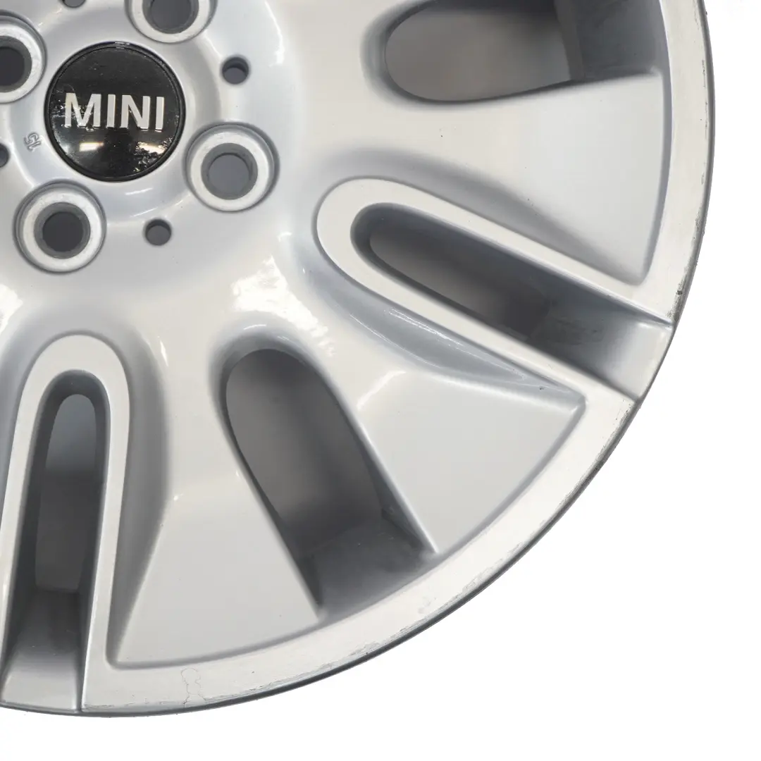 Alloy Rim 17" Mini R55 R56 R57 Silver Shield 7J ET:48 to Silver Wheel with Part number 6789797 Silver Wheel Alloy Rim 17" Mini R55 R56 R57 Silver Shield 7J ET:48 - SKU 6789797-3 - Part number 6789797