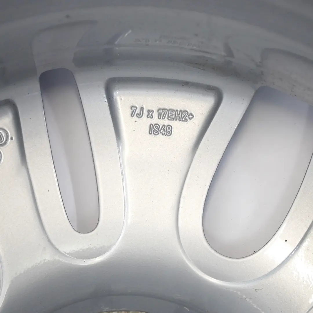 Alloy Rim 17" Mini R55 R56 R57 Silver Shield 7J ET:48 to Silver Wheel with Part number 6789797 Silver Wheel Alloy Rim 17" Mini R55 R56 R57 Silver Shield 7J ET:48 - SKU 6789797-4 - Part number 6789797