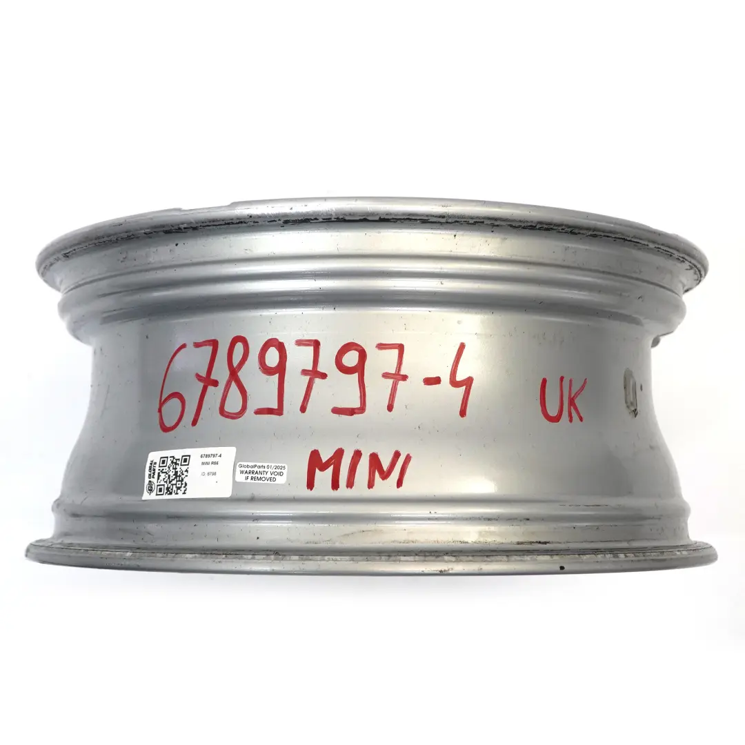 Alloy Rim 17" Mini R55 R56 R57 Silver Shield 7J ET:48 to Silver Wheel with Part number 6789797 Silver Wheel Alloy Rim 17" Mini R55 R56 R57 Silver Shield 7J ET:48 - SKU 6789797-4 - Part number 6789797