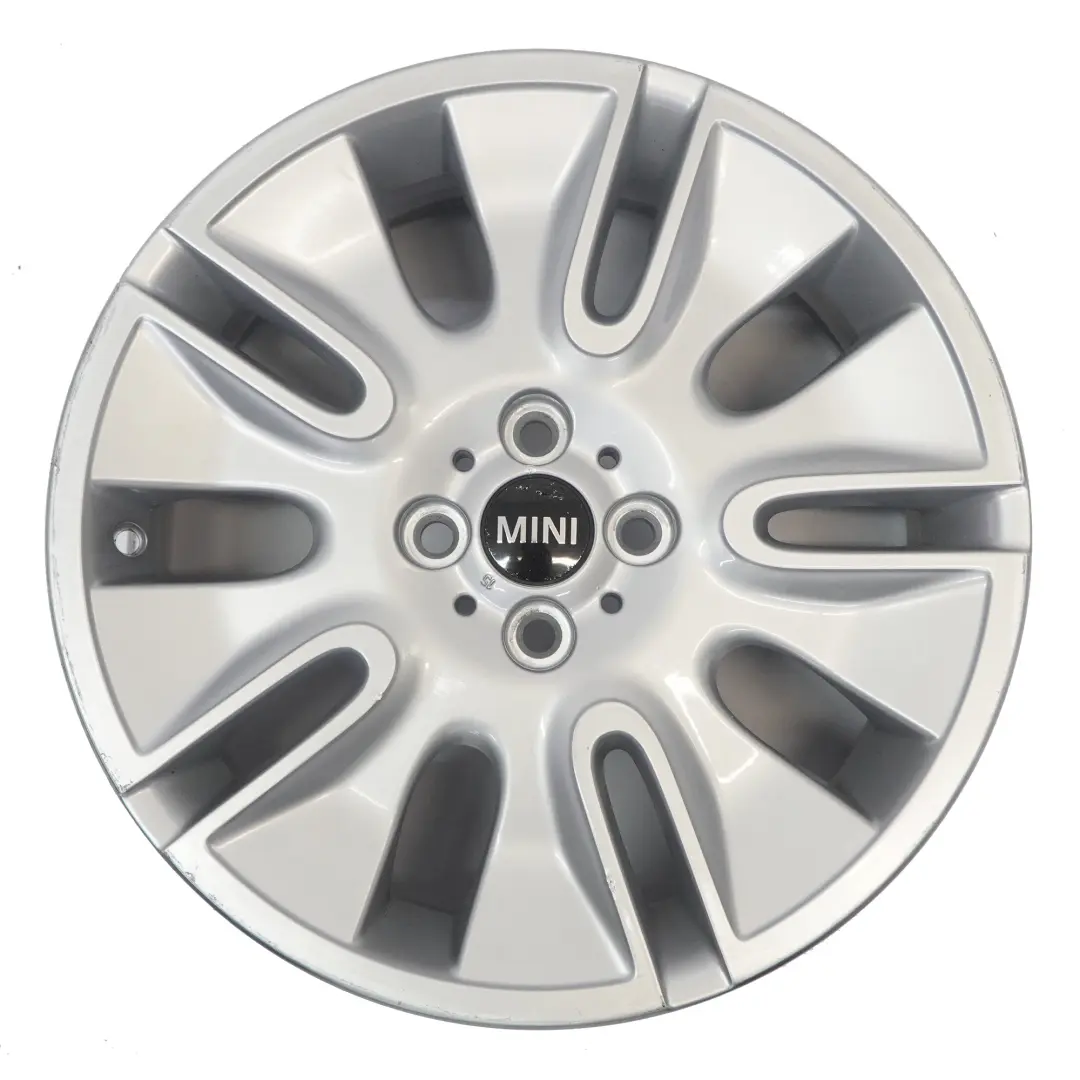 Alloy Rim 17" Mini R55 R56 R57 Silver Shield 7J ET:48 to Silver Wheel with Part number 6789797 Silver Wheel Alloy Rim 17" Mini R55 R56 R57 Silver Shield 7J ET:48 - SKU 6789797-4 - Part number 6789797