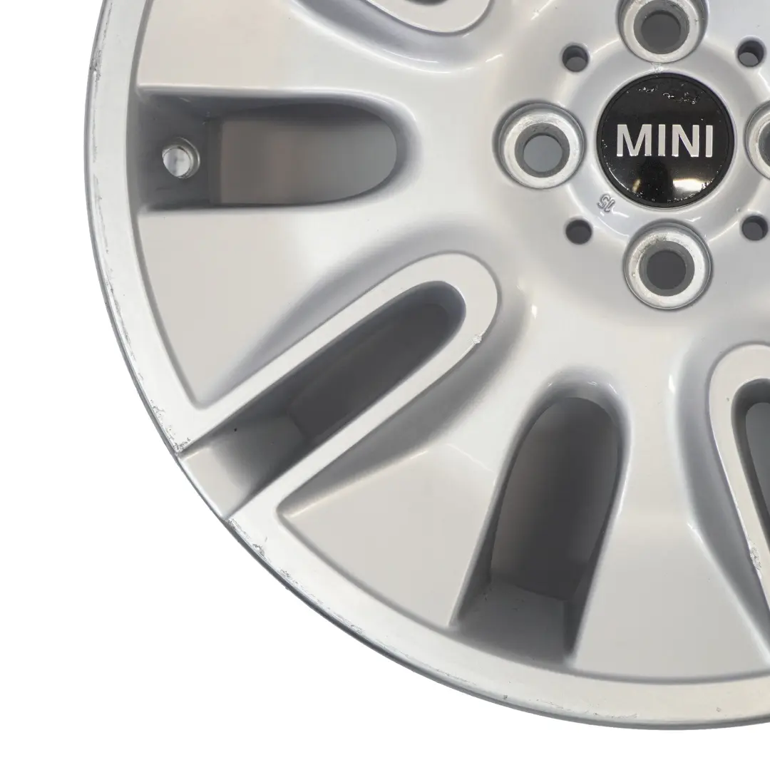 Alloy Rim 17" Mini R55 R56 R57 Silver Shield 7J ET:48 to Silver Wheel with Part number 6789797 Silver Wheel Alloy Rim 17" Mini R55 R56 R57 Silver Shield 7J ET:48 - SKU 6789797-4 - Part number 6789797