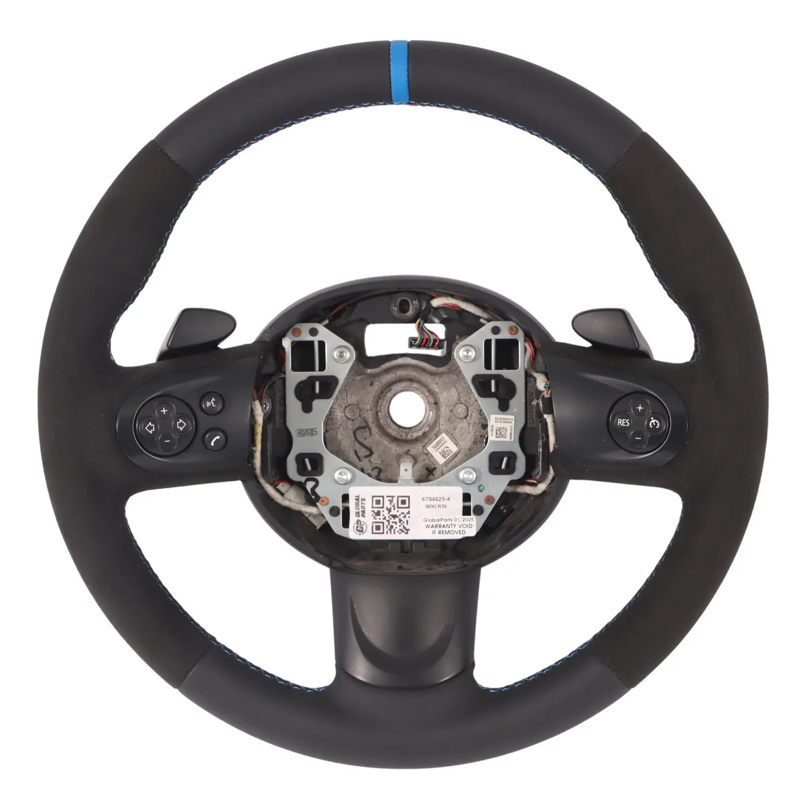 Mini Cooper One R56 R60 R61 Volant Sport Nouveau Cuir / Alcantara Commutation