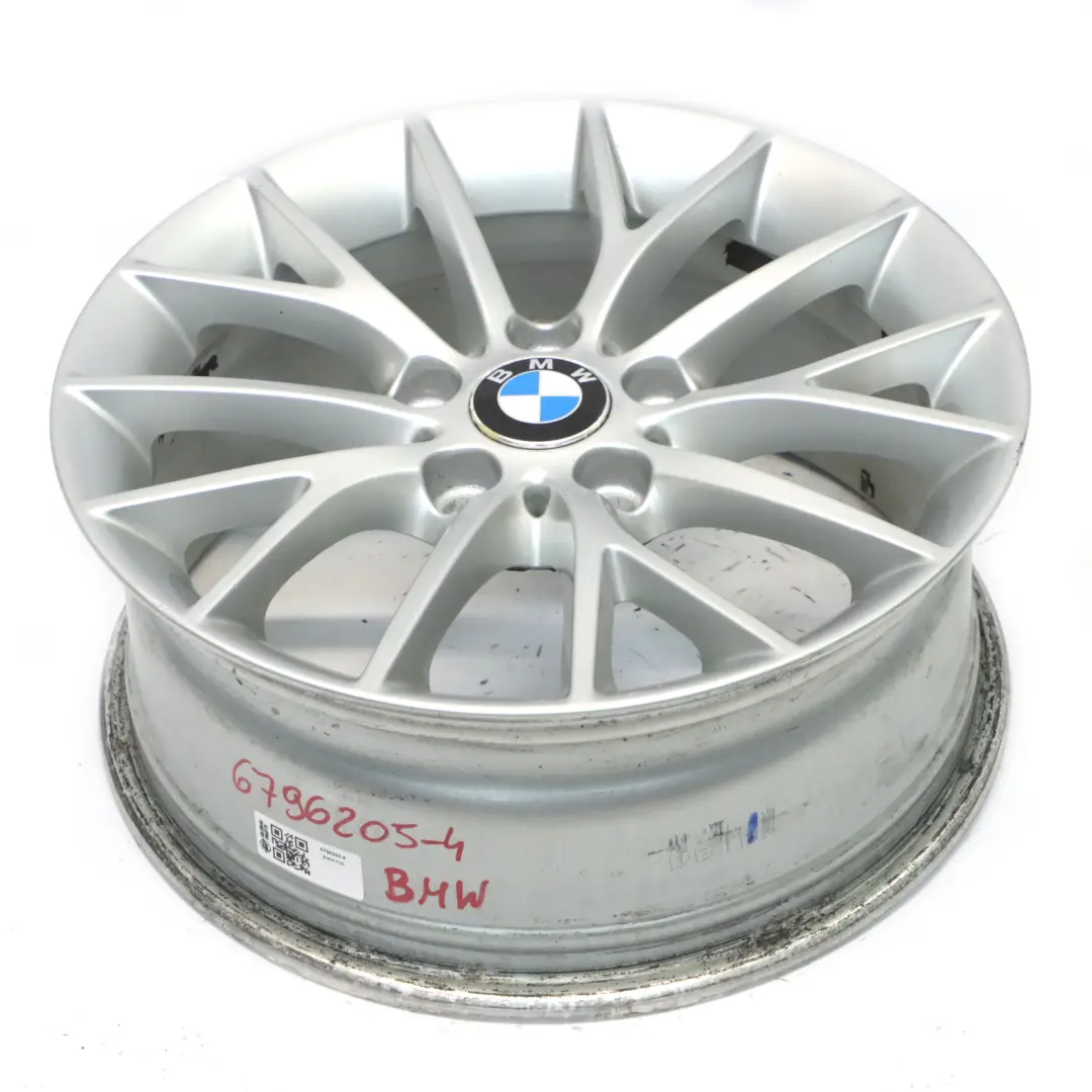 Silberne Leicht metall felge 17" 7J ET:40 Y-Speiche 380 für BMW F20 F21 F22 mit Teilenummer 6796205 BMW F20 F21 F22 Silberne Leicht metall felge 17" 7J ET:40 Y-Speiche 380 - SKU 6796205-4 - Teilenummer 6796205