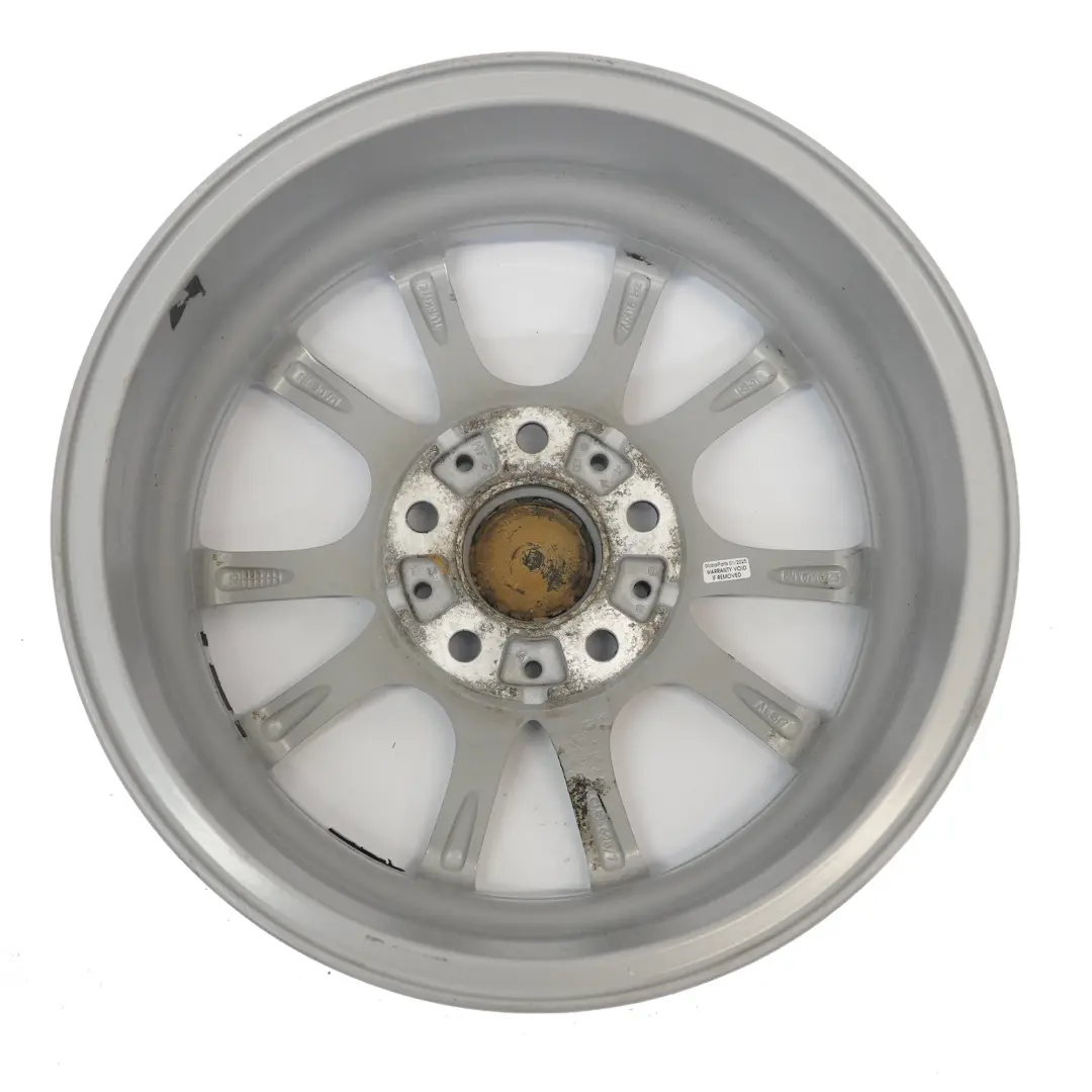 BMW F30 F31 F36 Silver Alloy Wheel Rim 16" 7J ET:31 V-spoke 390 - SKU 6796236-2 - Part number 6796236