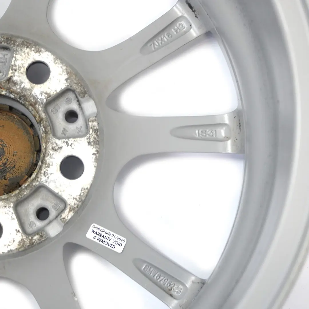 BMW F30 F31 F36 Jante Alliage Argent 16" 7J ET:31 V-spoke 390 - SKU 6796236-2 - Numéro de pièce 6796236