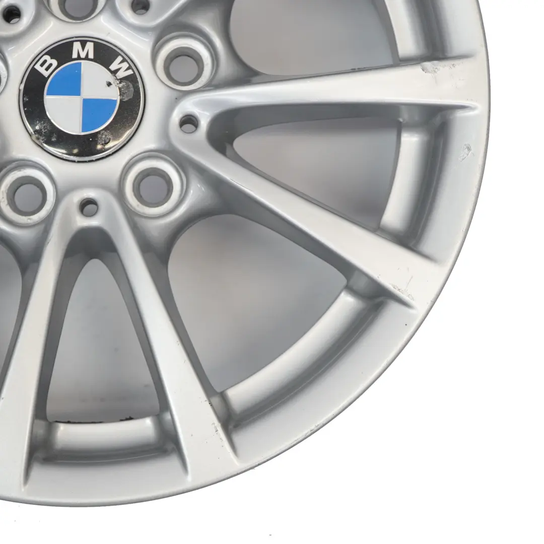BMW F30 F31 F36 Silver Alloy Wheel Rim 16" 7J ET:31 V-spoke 390 - SKU 6796236-2 - Part number 6796236