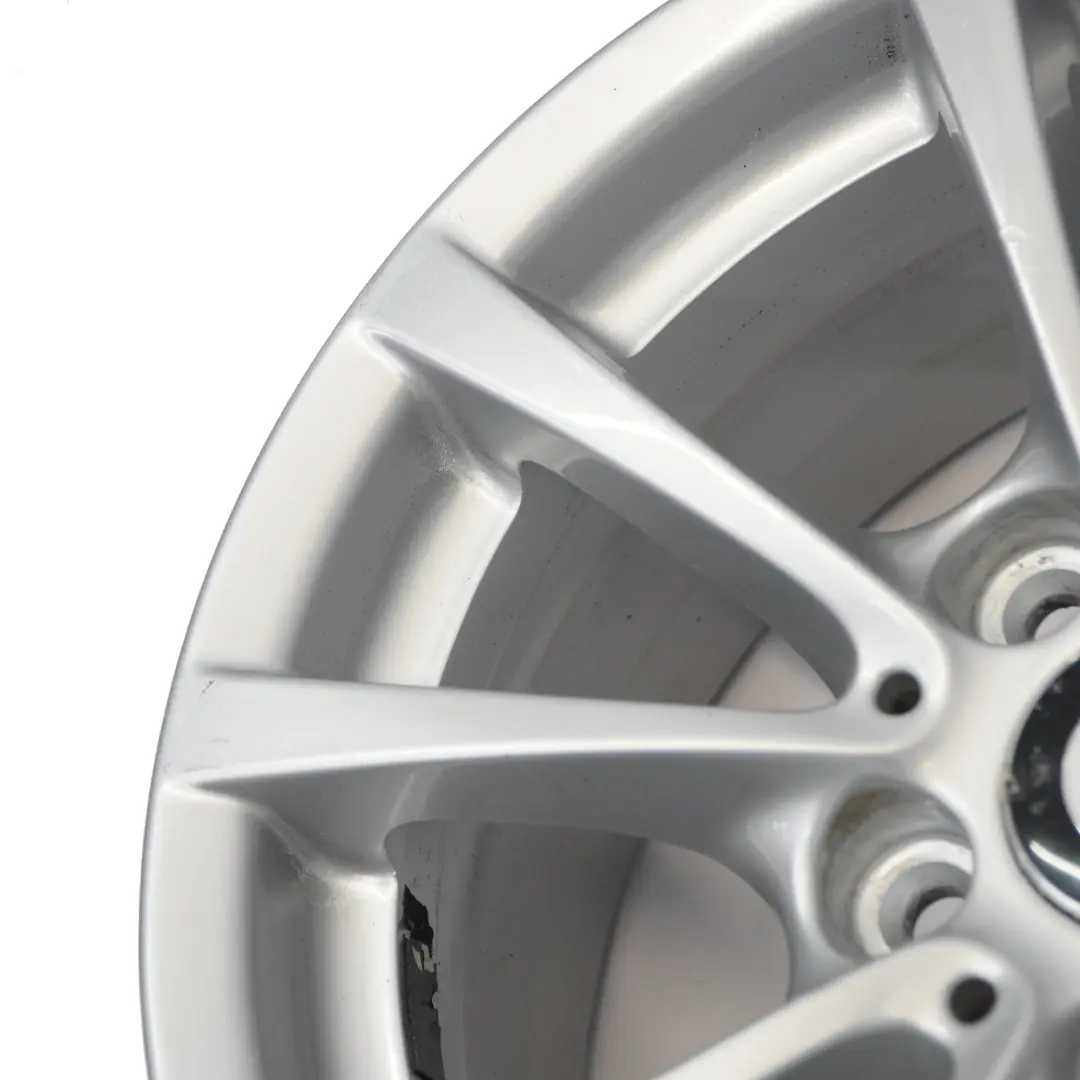 BMW F30 F31 F36 Silver Alloy Wheel Rim 16" 7J ET:31 V-spoke 390 - SKU 6796236-2 - Part number 6796236