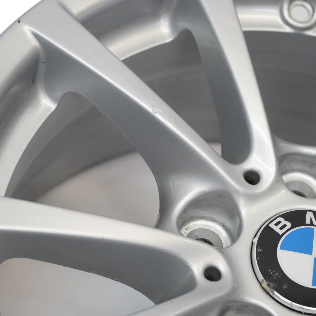 BMW F30 F31 F36 Silver Alloy Wheel Rim 16" 7J ET:31 V-spoke 390 - SKU 6796236-2 - Part number 6796236
