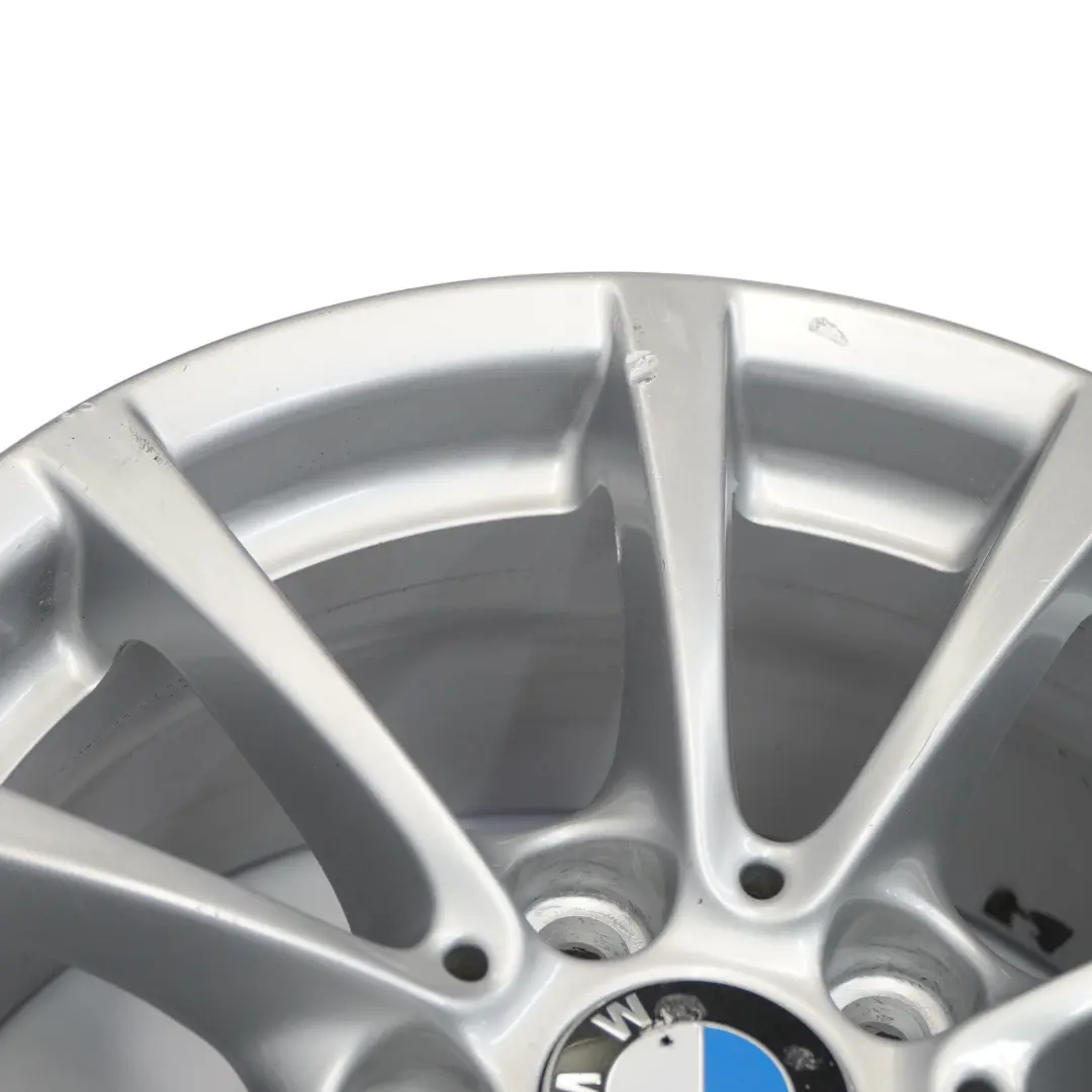BMW F30 F31 F36 Silver Alloy Wheel Rim 16" 7J ET:31 V-spoke 390 - SKU 6796236-2 - Part number 6796236