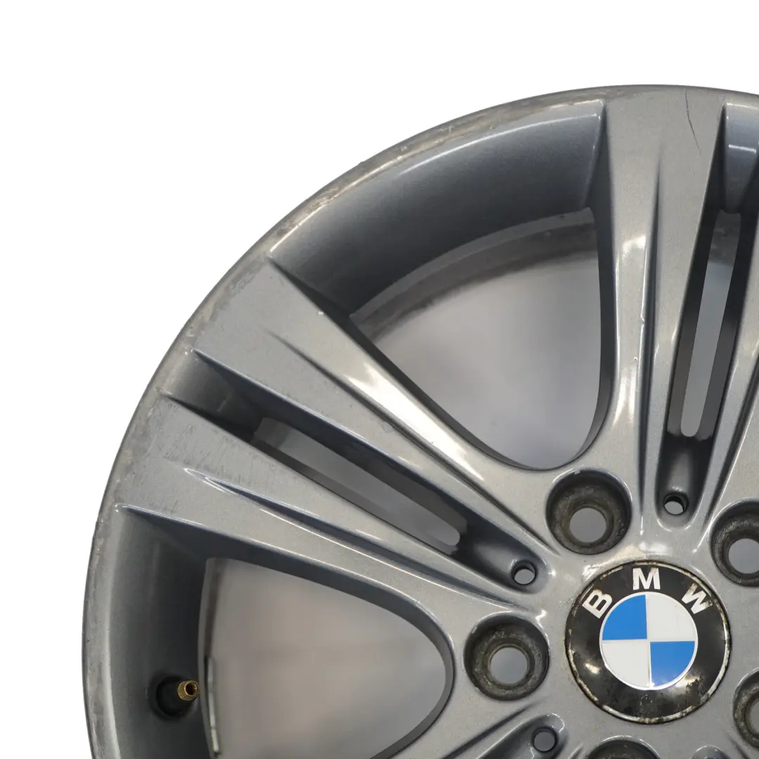 Grey Alloy Wheel Rim 17" Double Spoke 392 7,5J ET:37 to BMW F30 F31 F32 with Part number 6796239 BMW F30 F31 F32 Grey Alloy Wheel Rim 17" Double Spoke 392 7,5J ET:37 - SKU 6796239-4 - Part number 6796239
