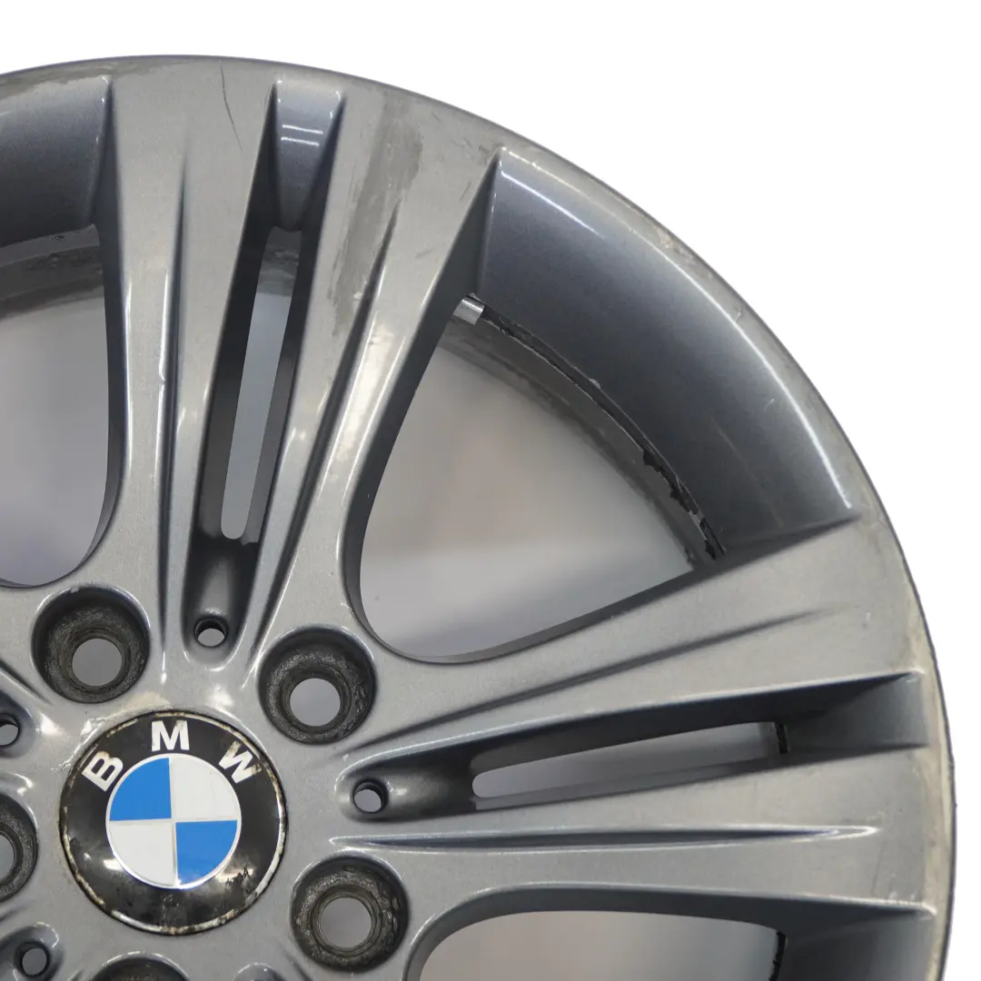 Grey Alloy Wheel Rim 17" Double Spoke 392 7,5J ET:37 to BMW F30 F31 F32 with Part number 6796239 BMW F30 F31 F32 Grey Alloy Wheel Rim 17" Double Spoke 392 7,5J ET:37 - SKU 6796239-4 - Part number 6796239