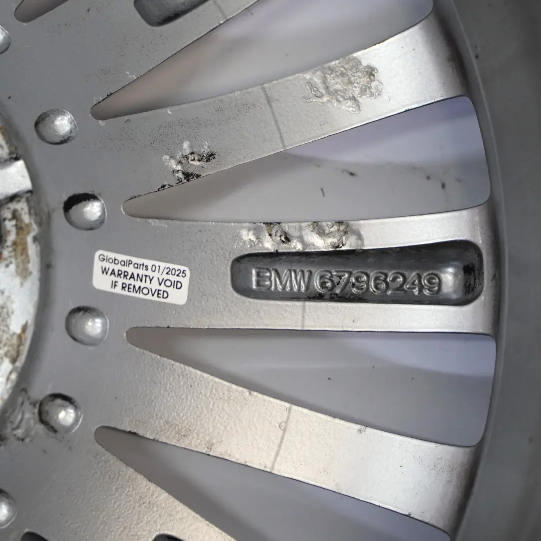 Light Alloy Wheel Rim 18" Multispoke 416 8J ET:34 to BMW F30 F32 Silver with Part number 6796249 BMW F30 F32 Silver Light Alloy Wheel Rim 18" Multispoke 416 8J ET:34 - SKU 6796249-1 - Part number 6796249