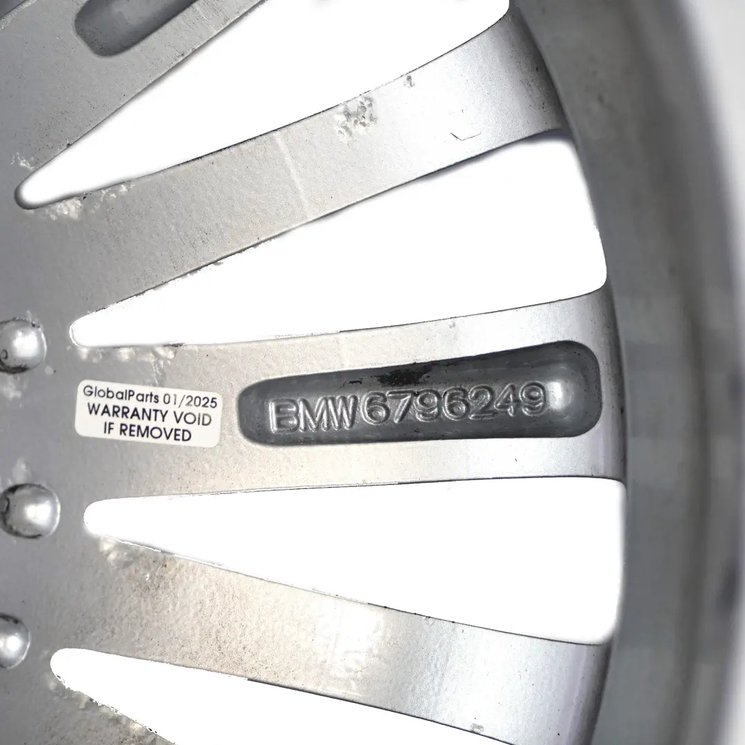 Light Alloy Wheel Rim 18" Multispoke 416 8J ET:34 to BMW F30 F32 Silver with Part number 6796249 BMW F30 F32 Silver Light Alloy Wheel Rim 18" Multispoke 416 8J ET:34 - SKU 6796249-3 - Part number 6796249