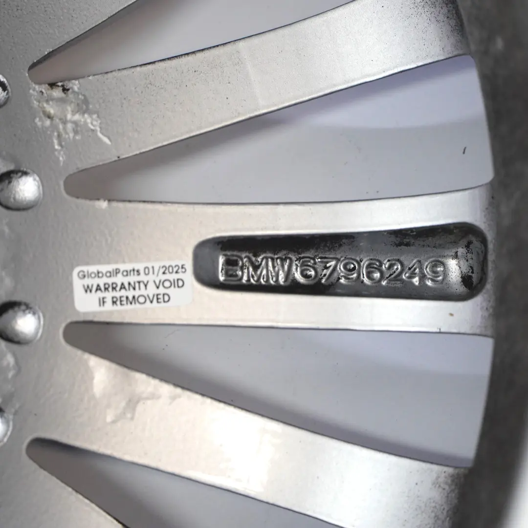 Light Alloy Wheel Rim 18" Multispoke 416 8J ET:34 to BMW F30 F32 Silver with Part number 6796249 BMW F30 F32 Silver Light Alloy Wheel Rim 18" Multispoke 416 8J ET:34 - SKU 6796249-4 - Part number 6796249