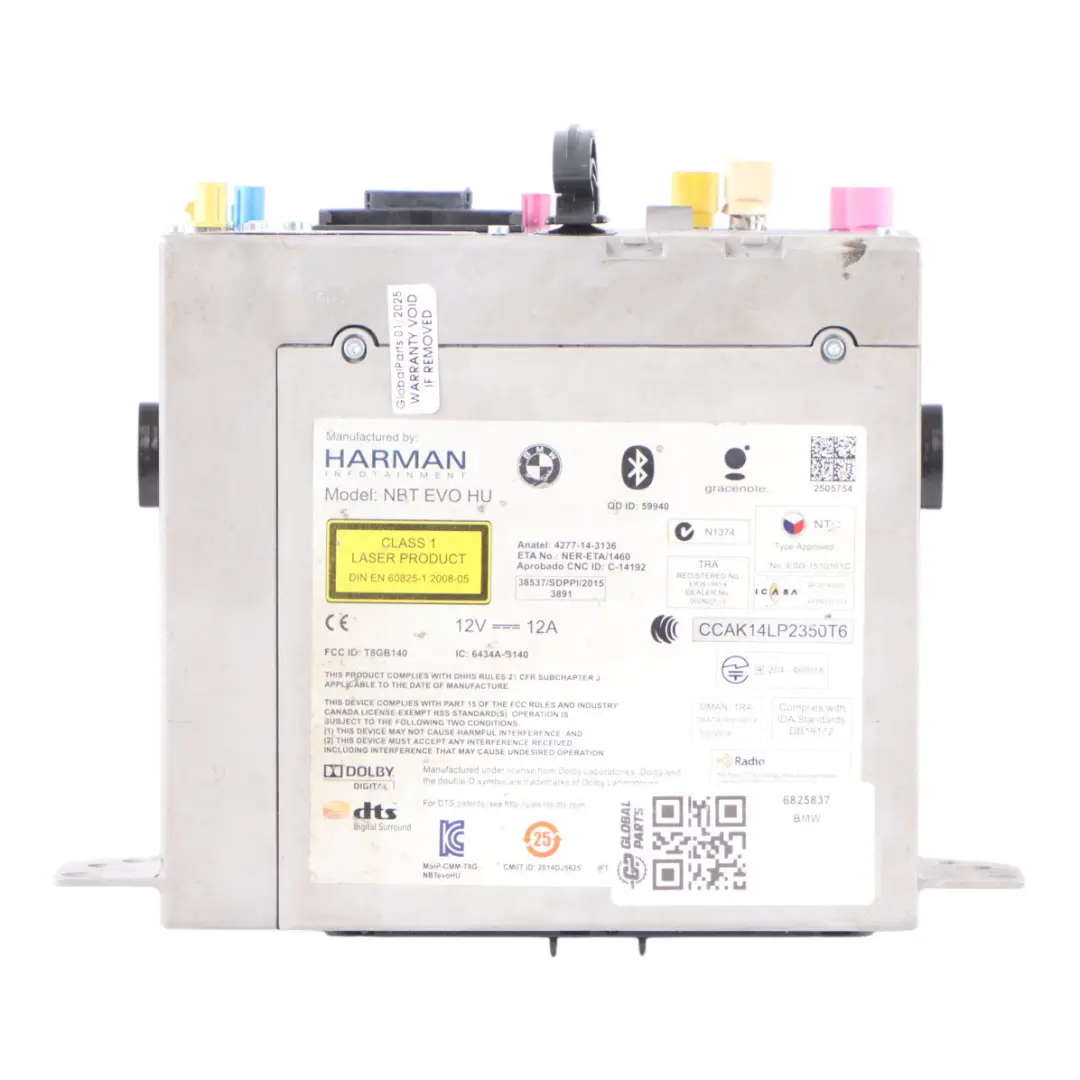 Unità Principale Lettore CD Radio DAB Navigazione Sat Nav per BMW F30 LCI con numero di parte 6825837 BMW F30 LCI Unità Principale Lettore CD Radio DAB Navigazione Sat Nav - SKU 6825837 - Numero di parte 6825837