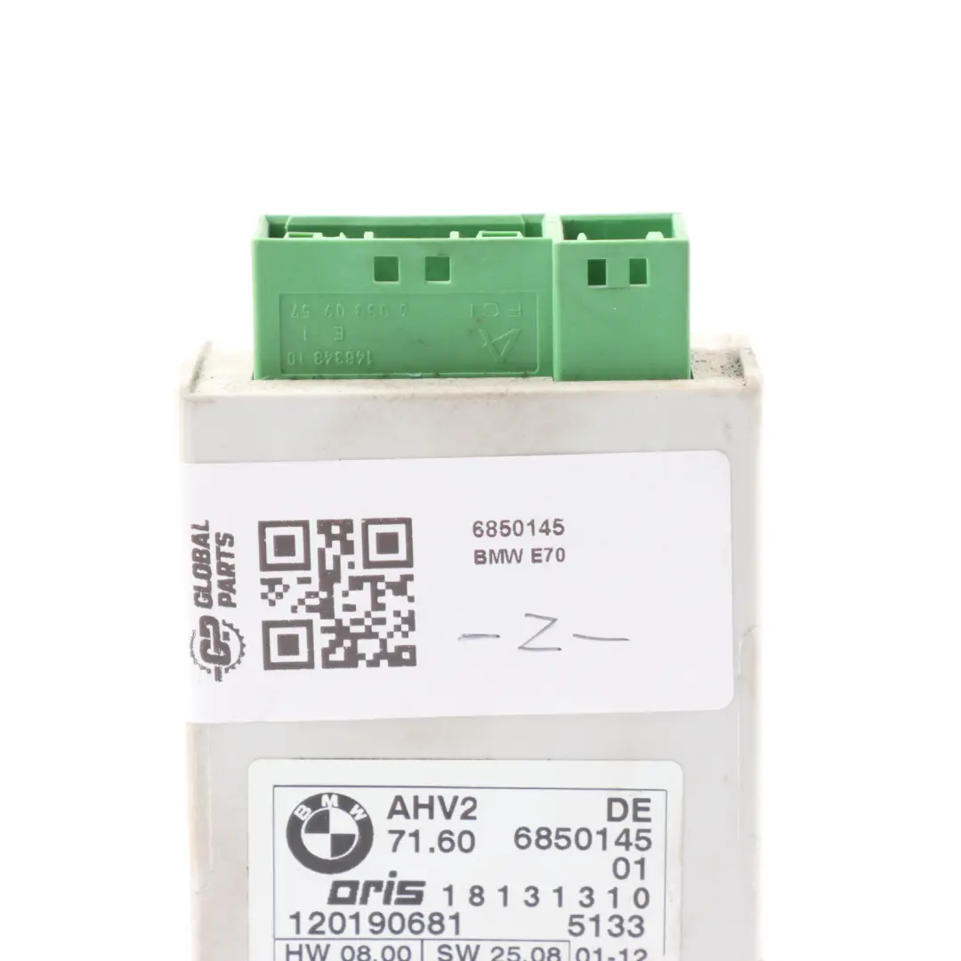 AHK Towing Hitch Tow Bar Control Module Unit ECU to BMW X5 E70 E70 LCI with Part number 6850145 BMW X5 E70 E70 LCI AHK Towing Hitch Tow Bar Control Module Unit ECU - SKU 6850145 - Part number 6850145