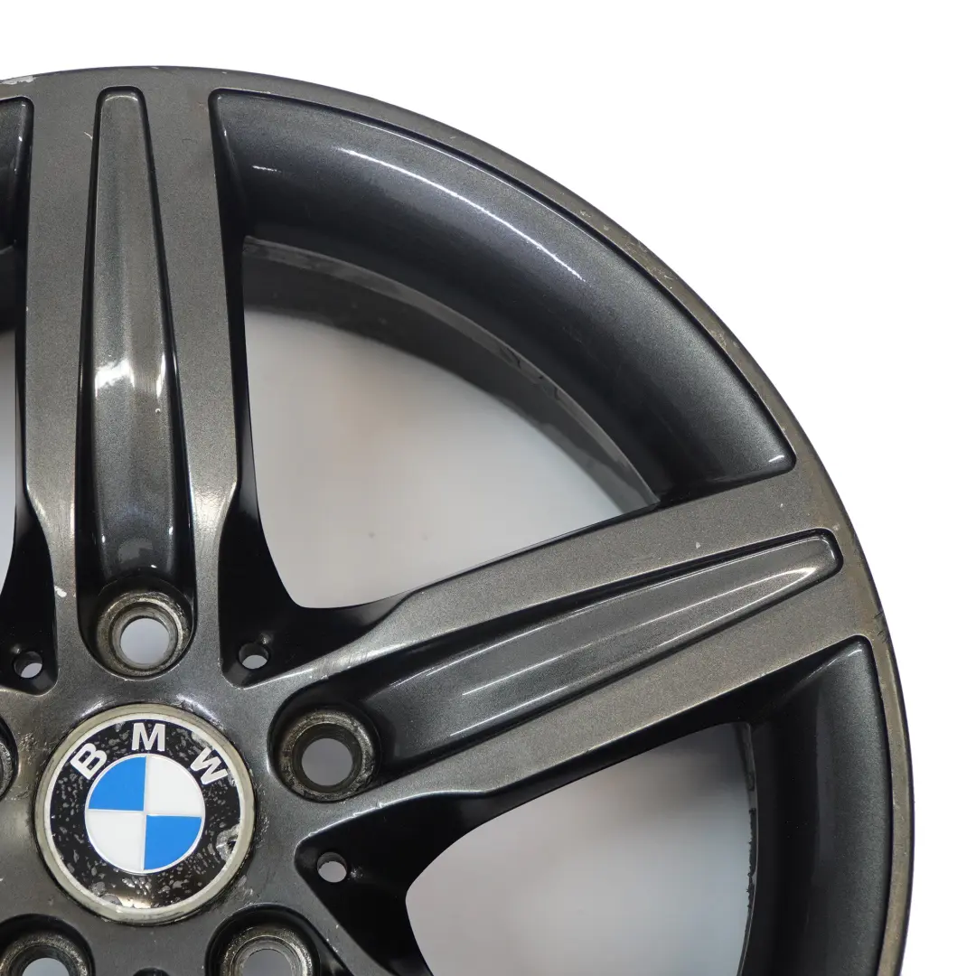 BMW F20 F21 F22 F23 Grey Alloy Wheel Rim 17" Star Spoke 379 ET:43 7,5J - SKU 6850151-11 - Part number 6850151