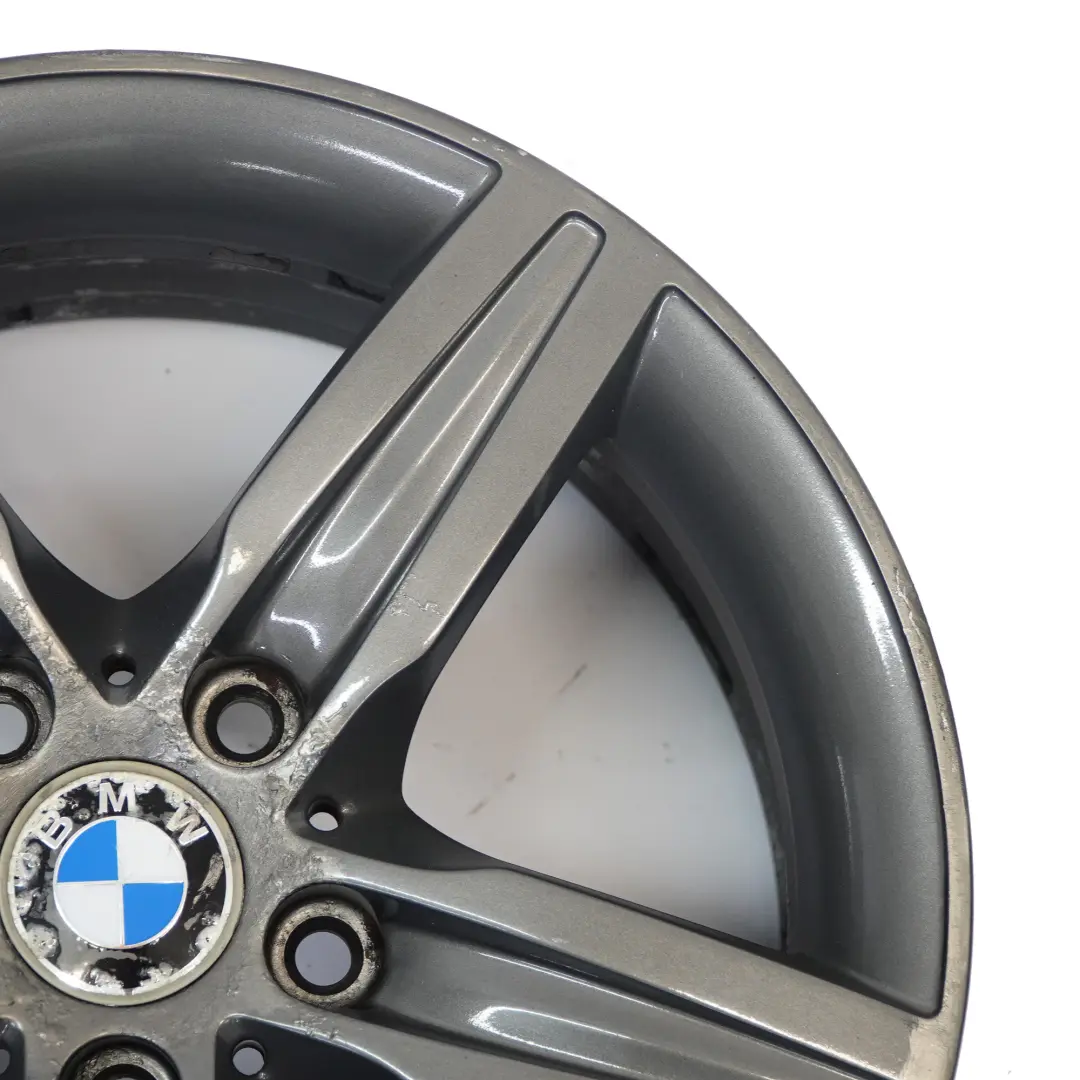 BMW F20 F21 F22 F23 Grey Alloy Wheel Rim 17" Star Spoke 379 ET:43 7,5J - SKU 6850151-12 - Part number 6850151
