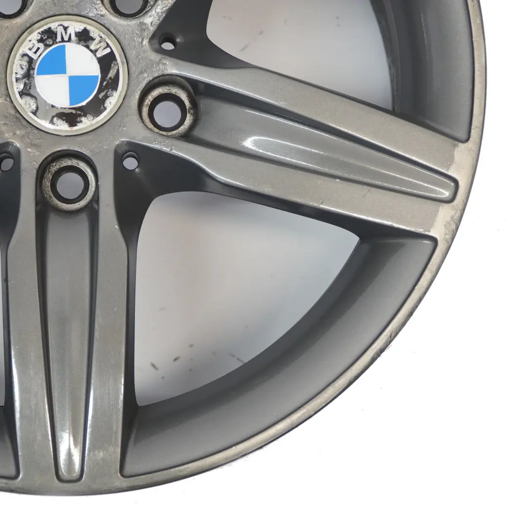 BMW F20 F21 F22 F23 Grey Alloy Wheel Rim 17" Star Spoke 379 ET:43 7,5J - SKU 6850151-12 - Part number 6850151